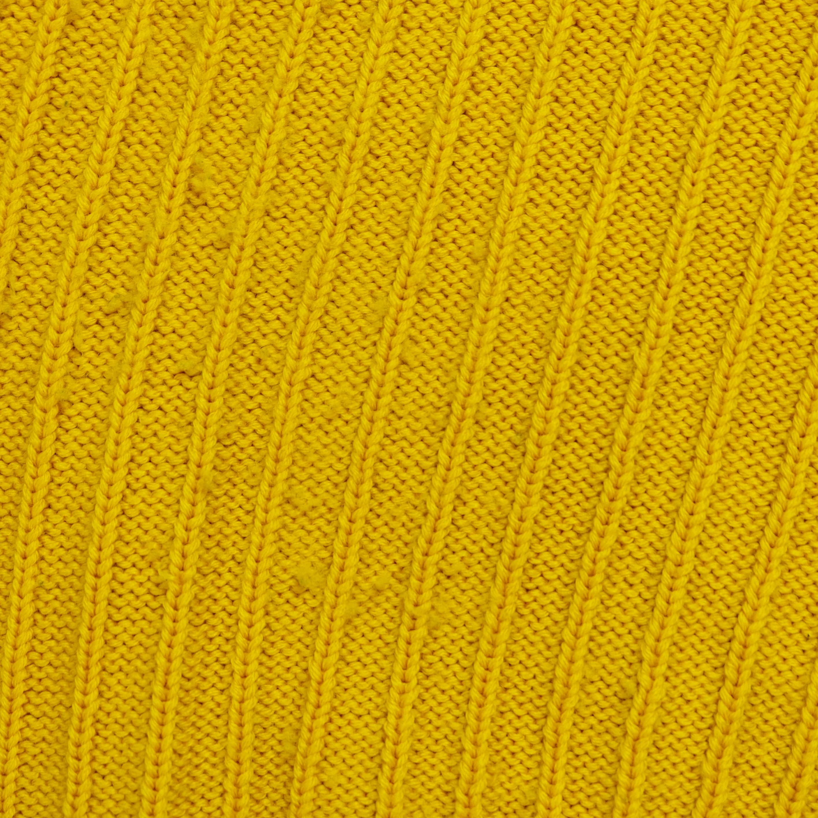 Vintage MCM The Golden Jeans Center Striped Merino Wool Sweater 2000s Yellow 2XL - Image 8