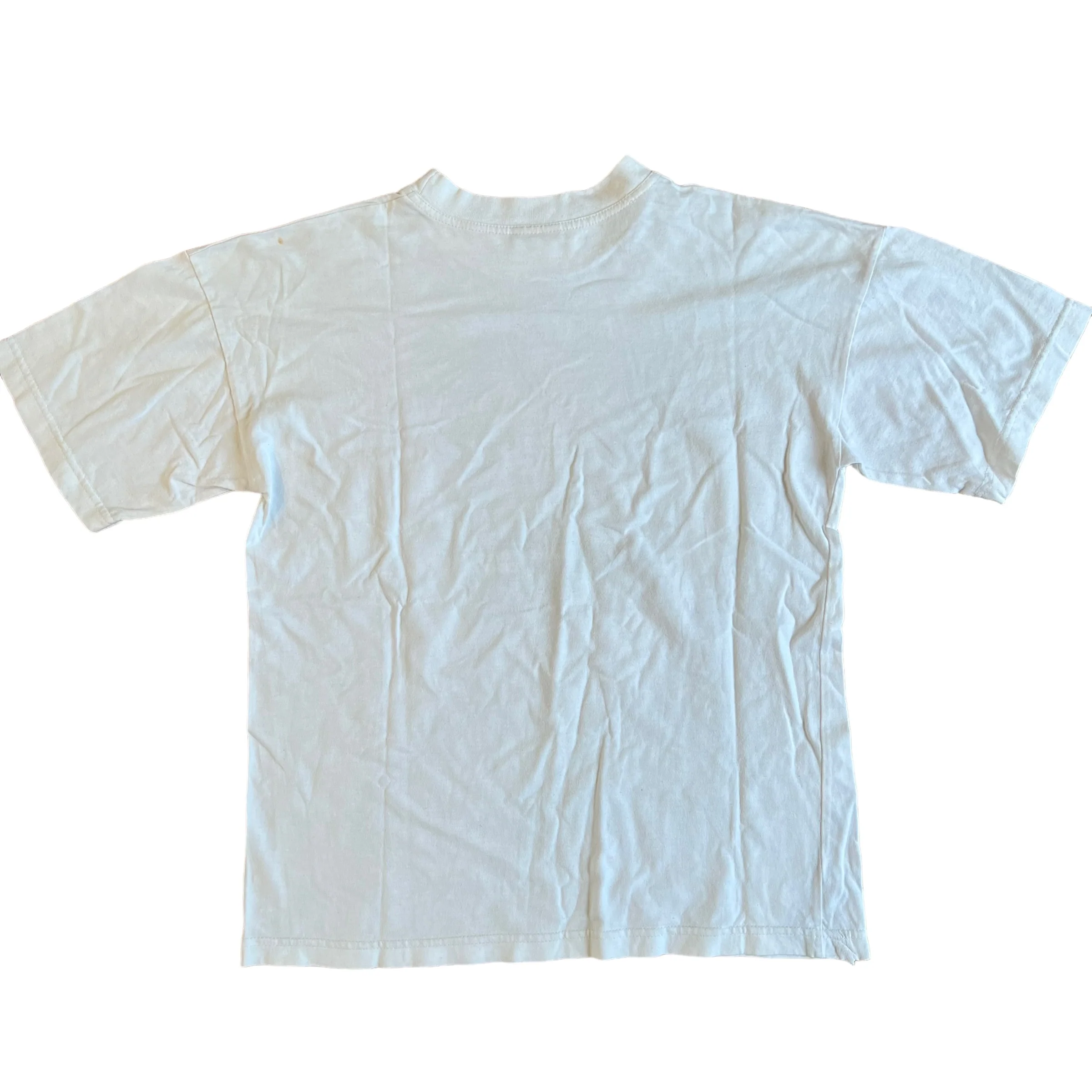 Vintage NATURAL ART The Crocodile Hunter Australia Zoo Photo T Shirt 90s White S - Image 3