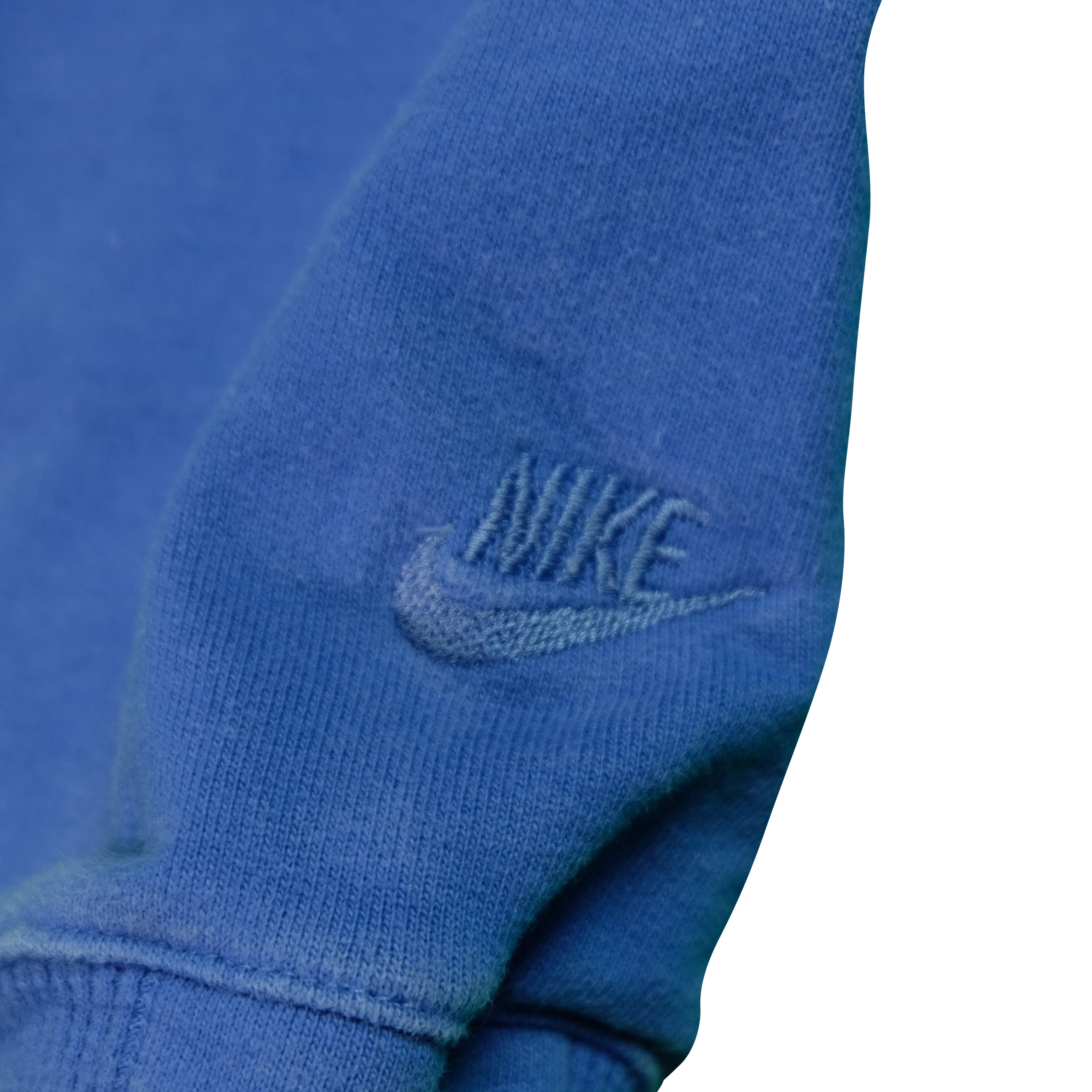 Vintage NIKE ACG Spell Out Swoosh Pullover Sweatshirt 90s Blue M - Image 4