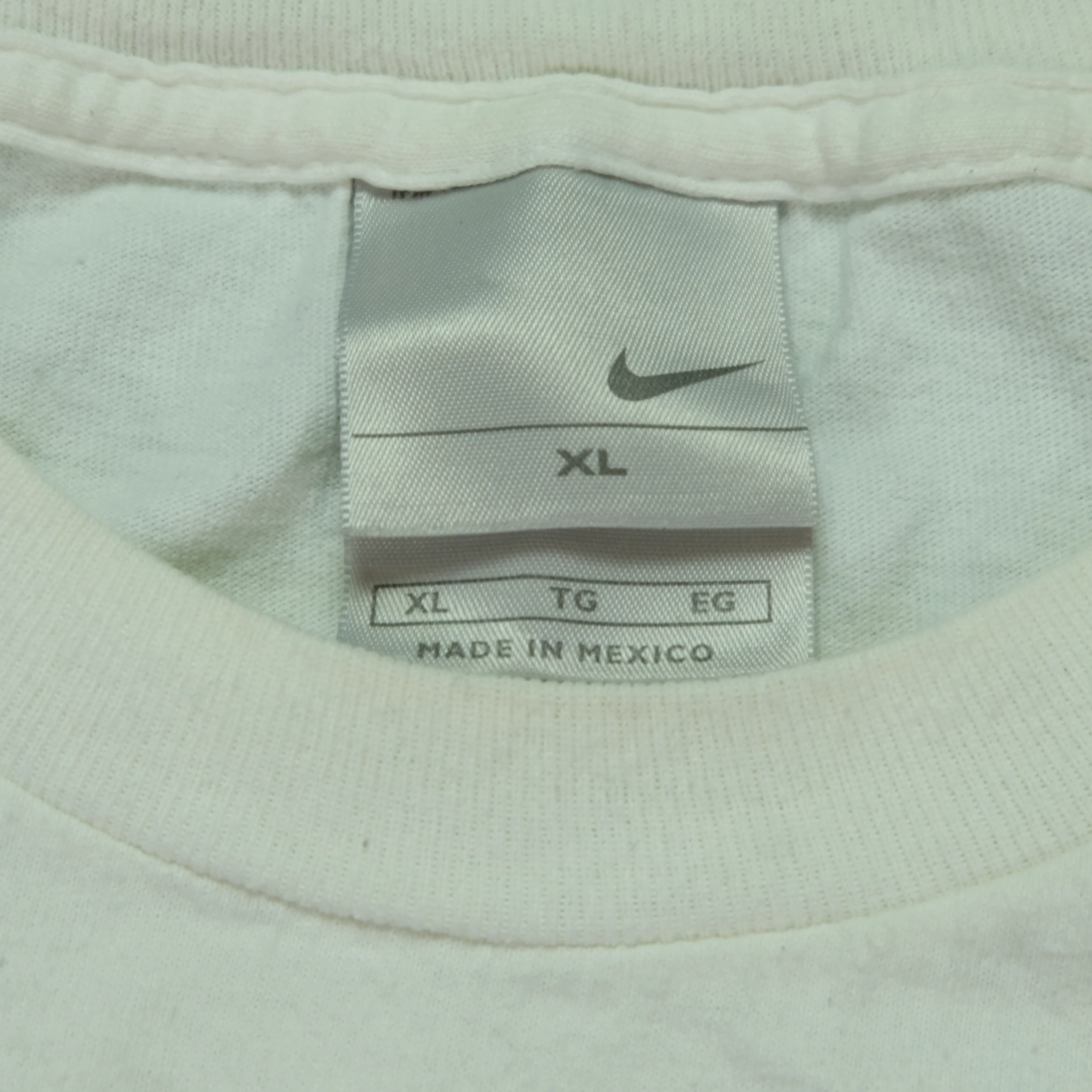 Vintage NIKE Air Excessive Force T Shirt 2000s White XL - Image 5