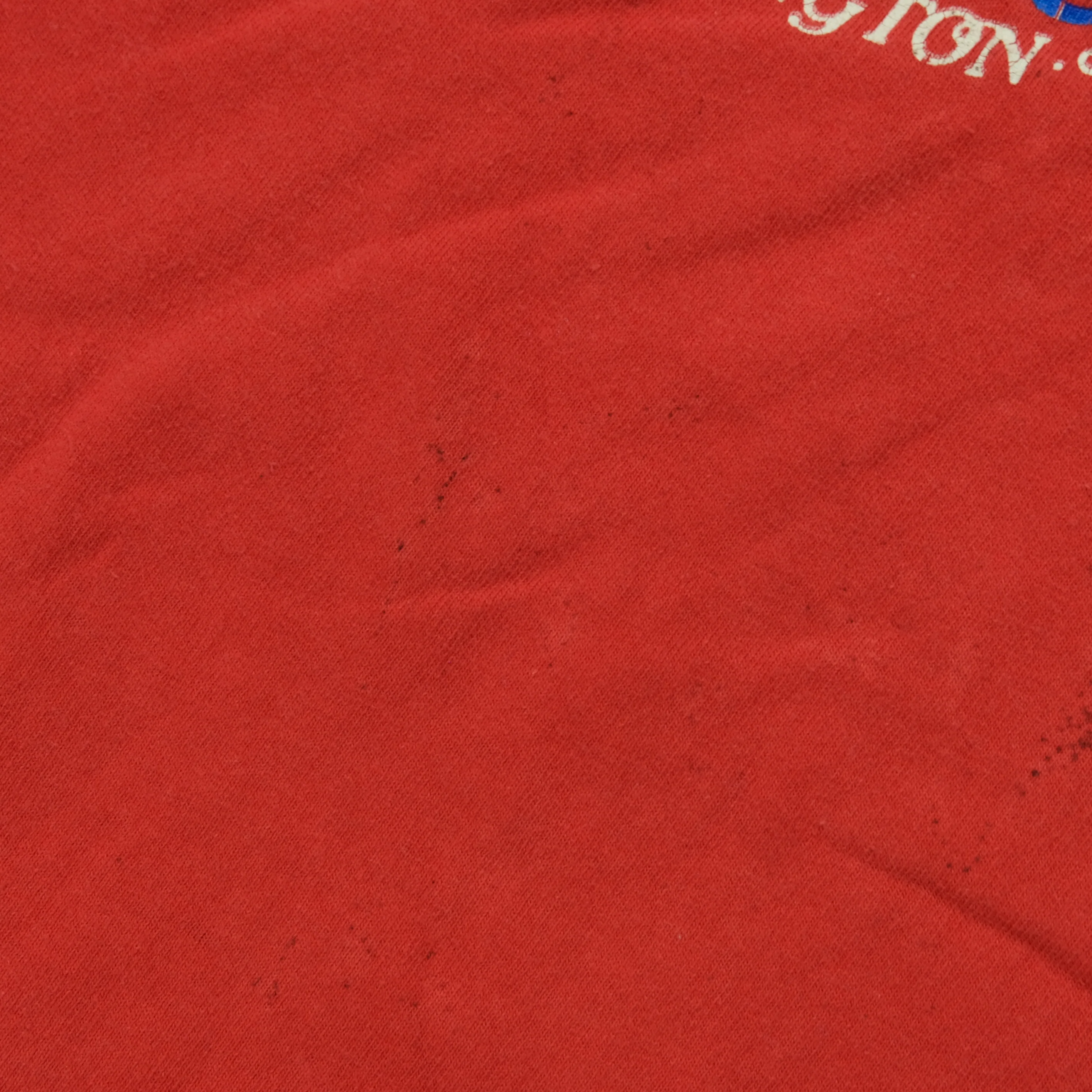 Vintage NIKE Capital Challenge Run Spell Out Swoosh T Shirt 80s 90s Red M - Image 6