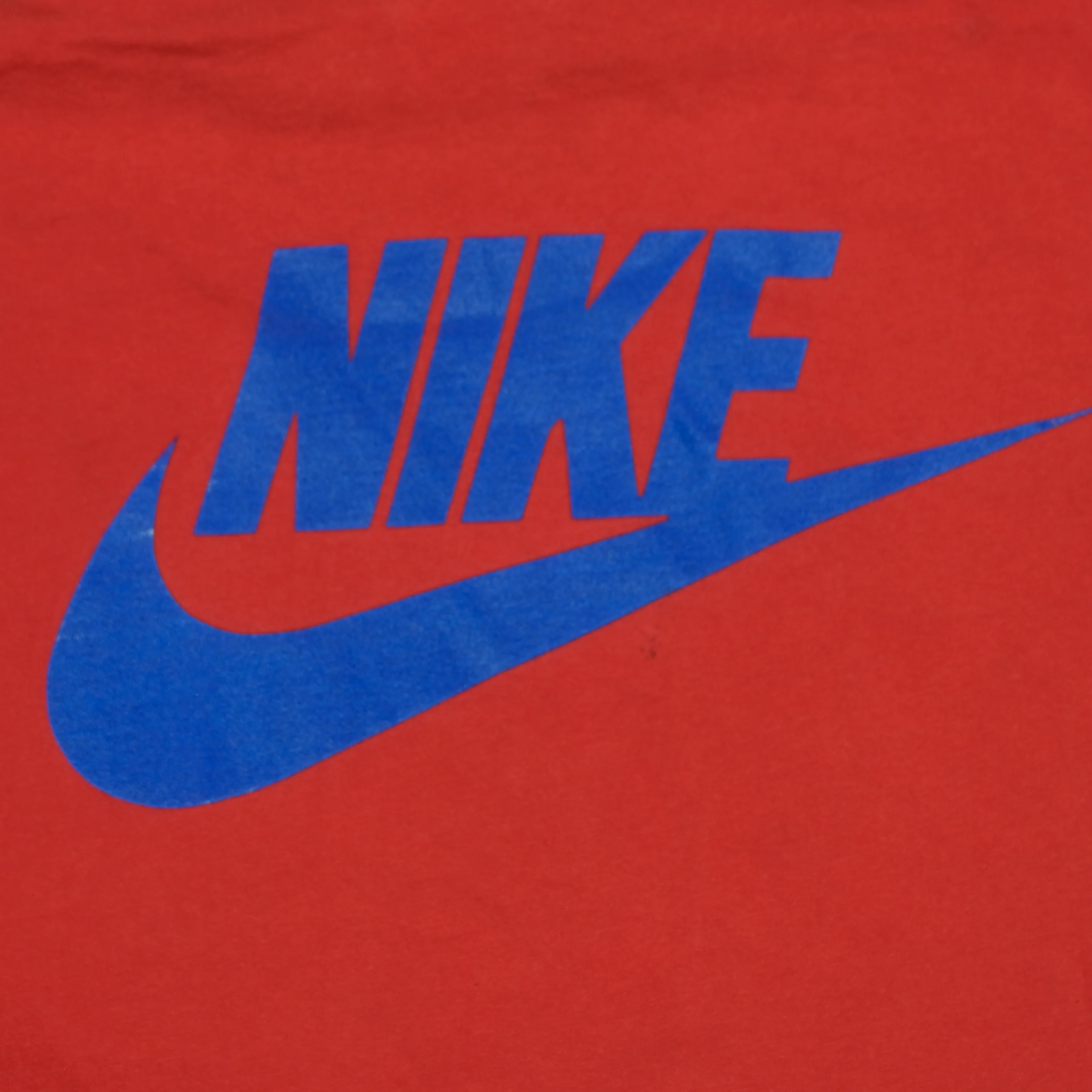 Vintage NIKE Capital Challenge Run Spell Out Swoosh T Shirt 80s 90s Red M - Image 7