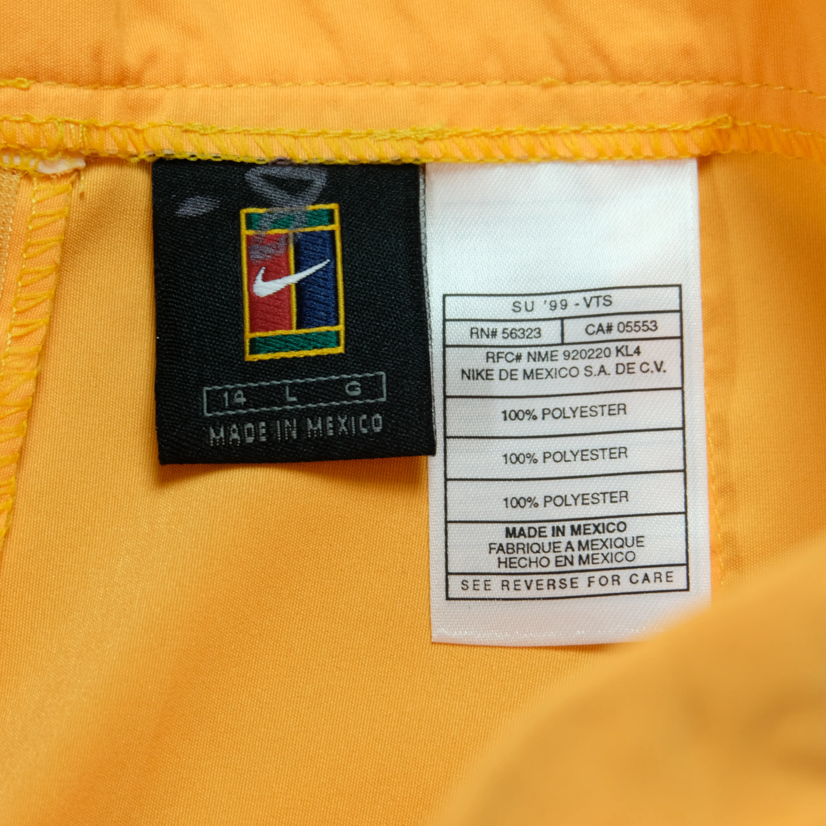 Vintage NIKE Court Challenge Tennis Skirt 90s Yellow NWT L - Image 7
