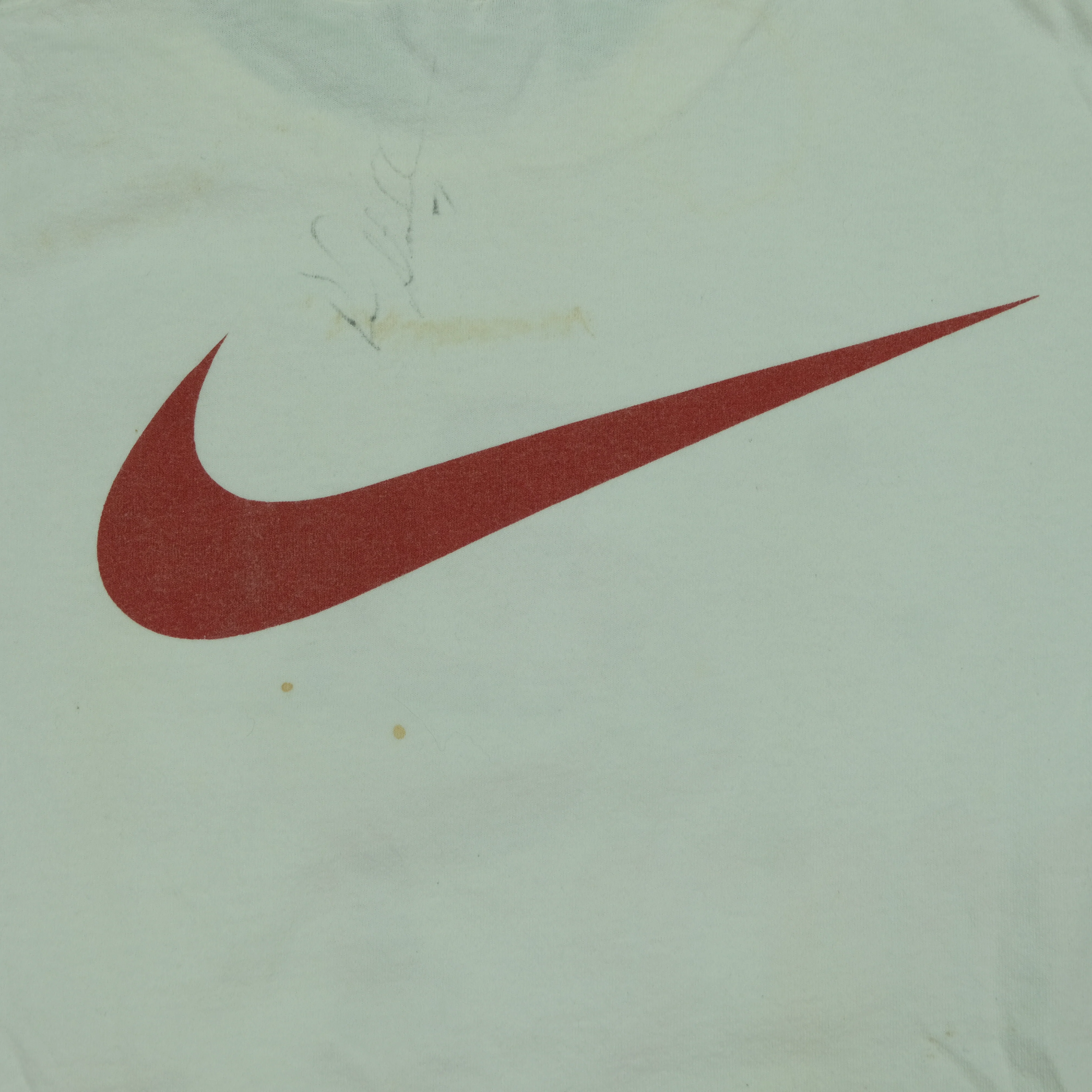 Vintage NIKE Rod Strickland Portland Trailblazers Rod's Squad Swoosh T Shirt 90s White M - Image 8