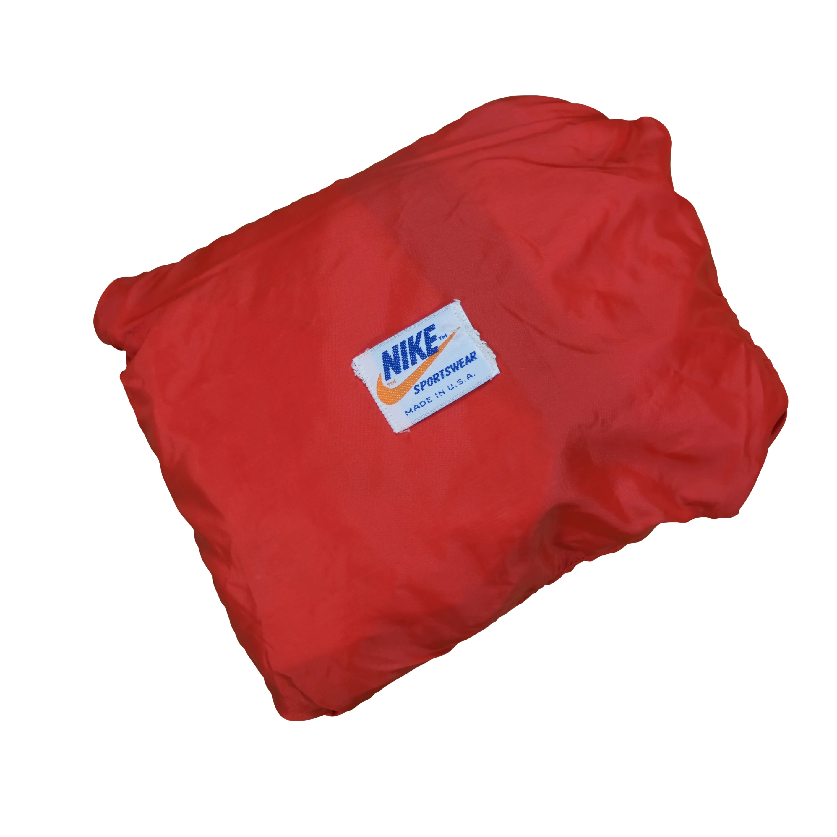 Vintage NIKE Sportswear Packable Windbreaker Jacket 70s 80s Red Black White M - Image 3