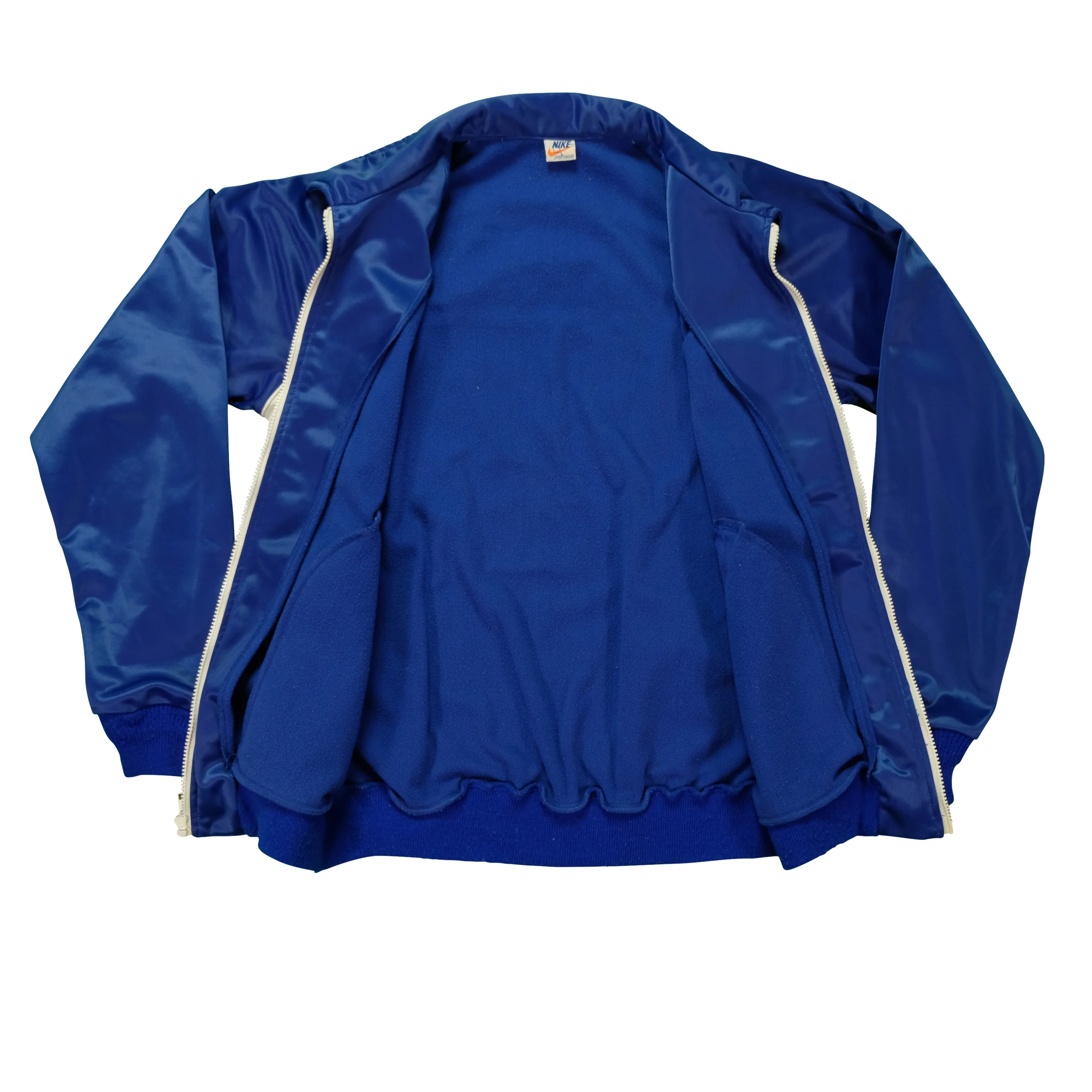Vintage NIKE Sportswear Spell Out Swoosh Full Zip Track Jacket 70s 80s Blue - Image 5