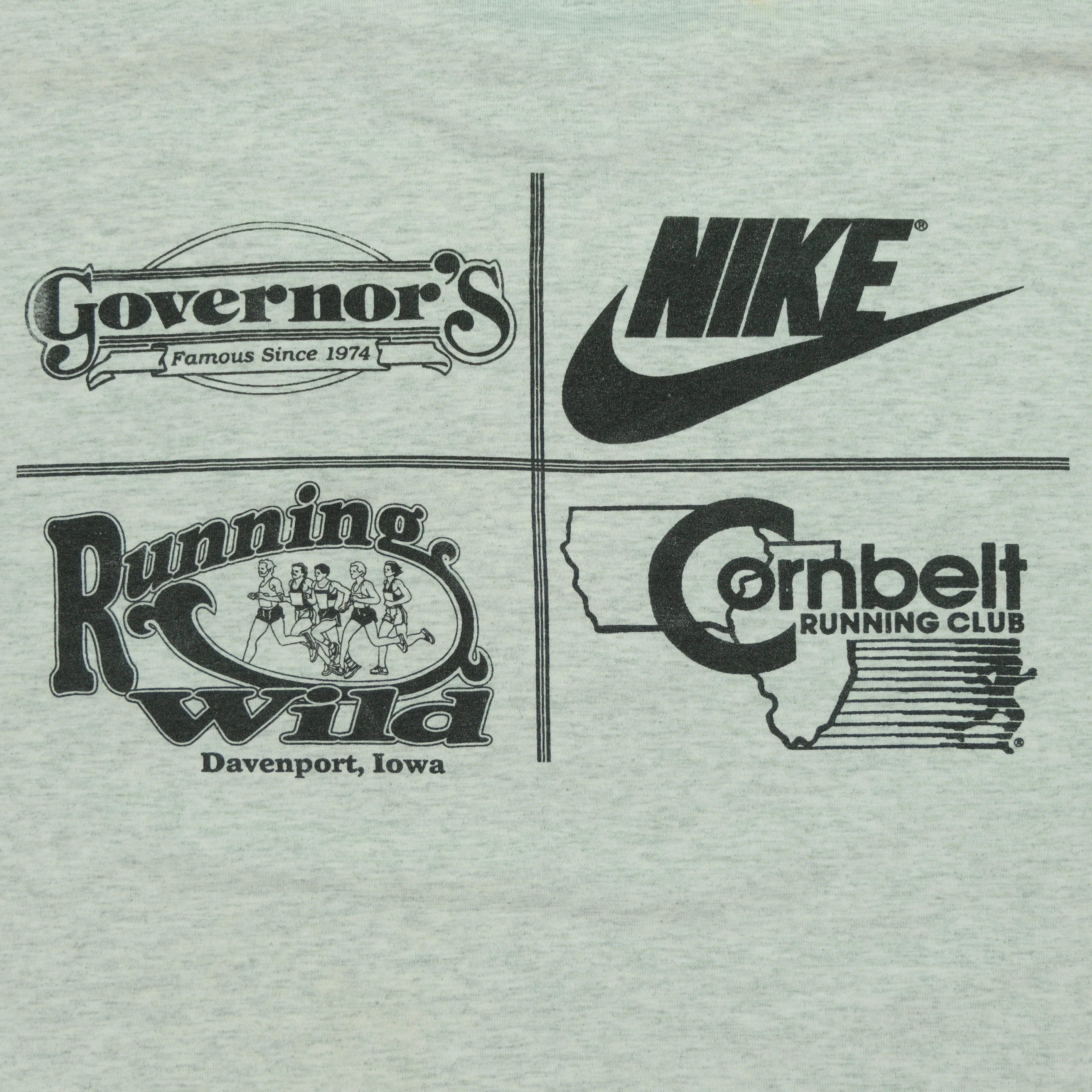 Vintage NIKE Talk Dirty To Me Jim Spell Out Swoosh T Shirt 90s Gray - Image 7
