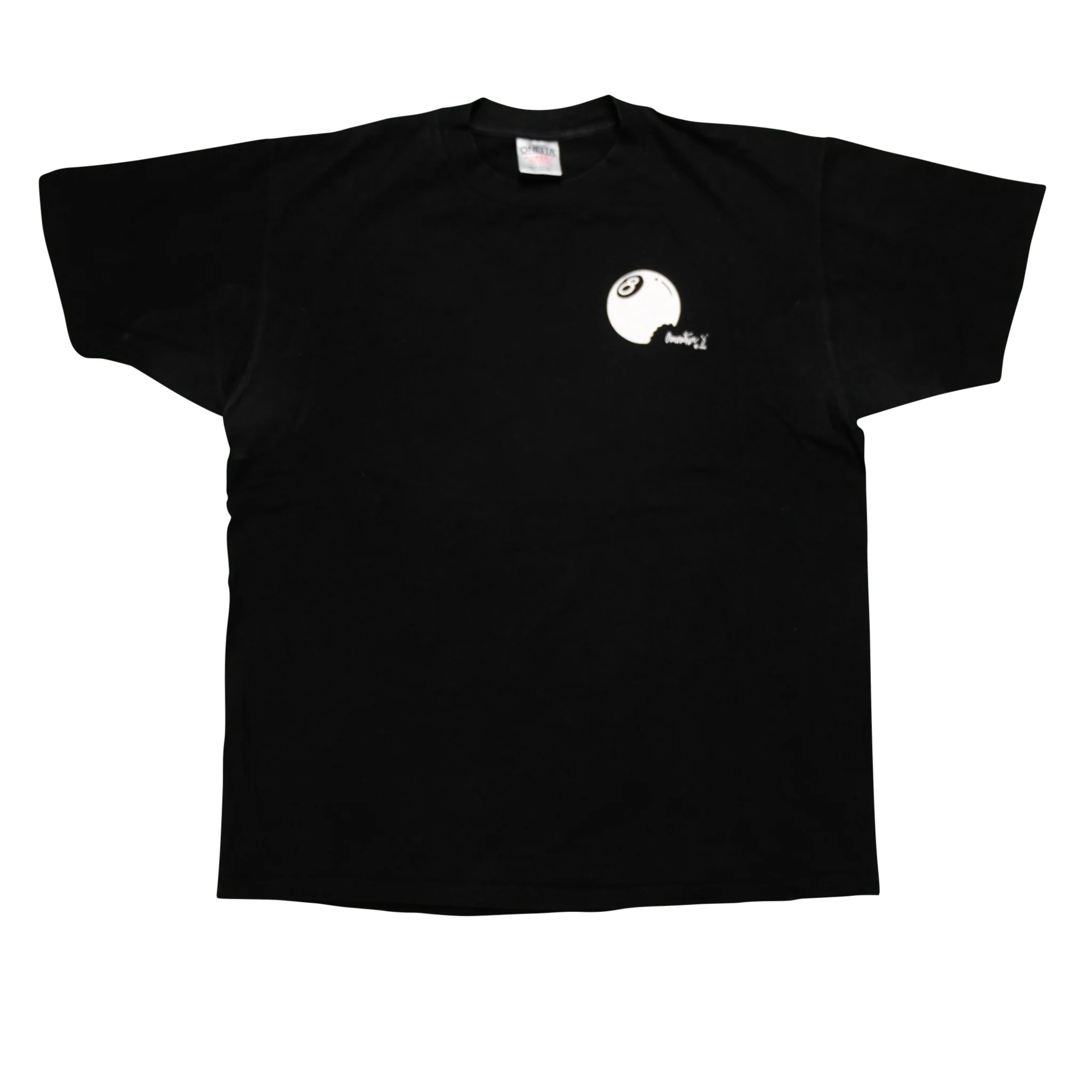 Vintage ONEITA Generation Eight 8 Ball 1992 T Shirt 90s Black XL - Image 2