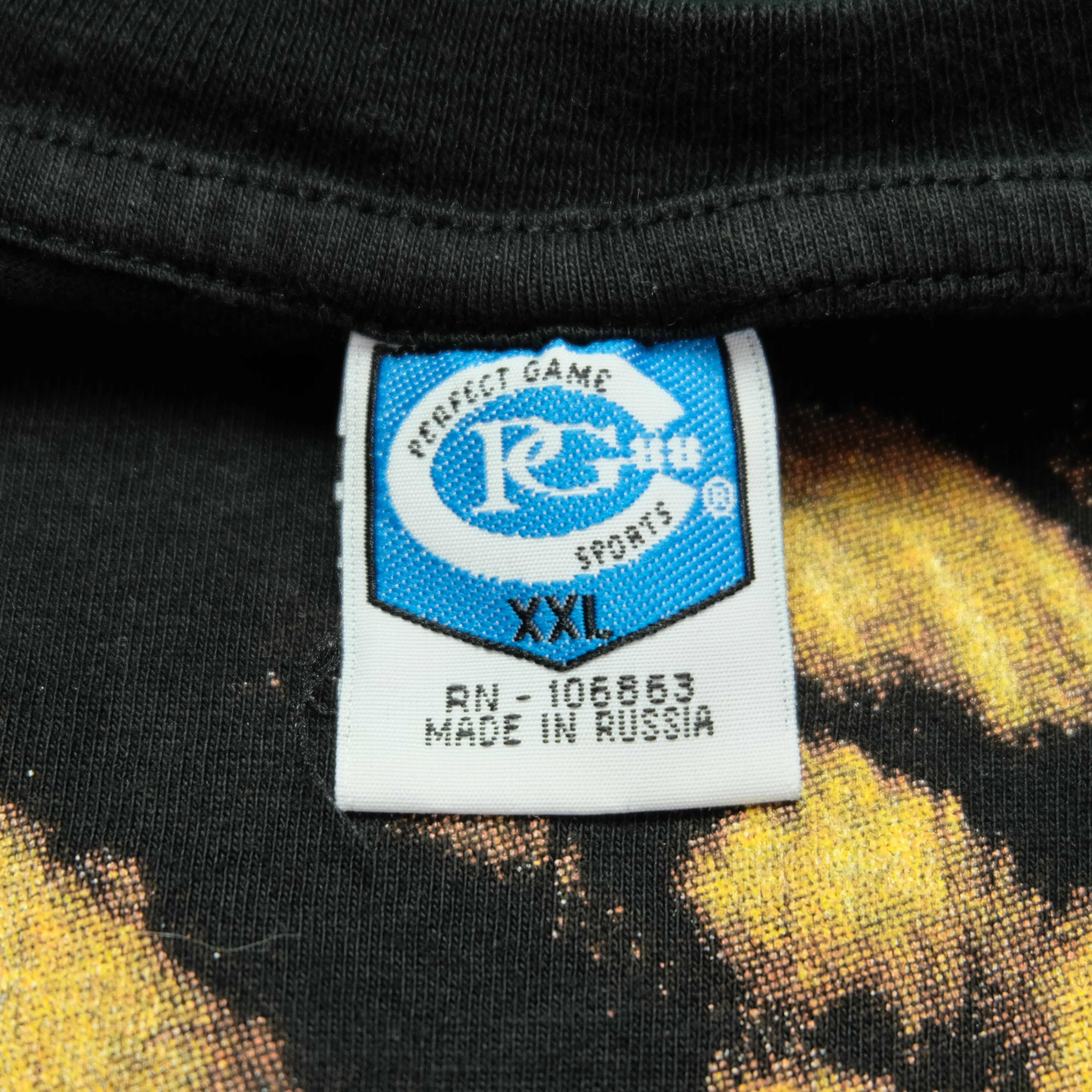 Vintage PERFECT GAME SPORTS Bob Marley Catch A Fire The Wailers Album Lion Rap T Shirt 90s Black 2XL - Image 4