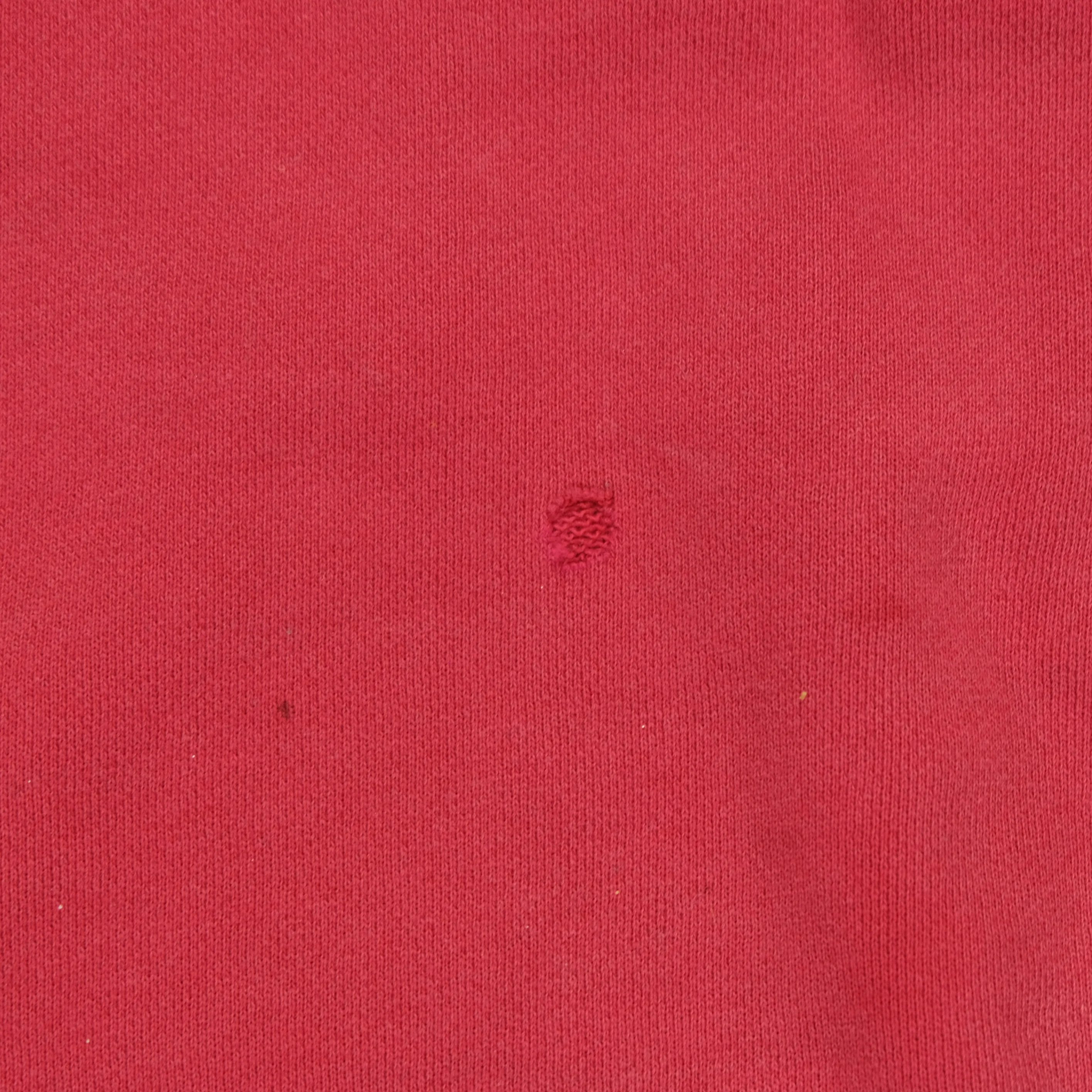 Vintage POLO SPORT Ralph Lauren Spell Out P Patch Striped Sweatshirt 90s Red Navy Blue L - Image 7
