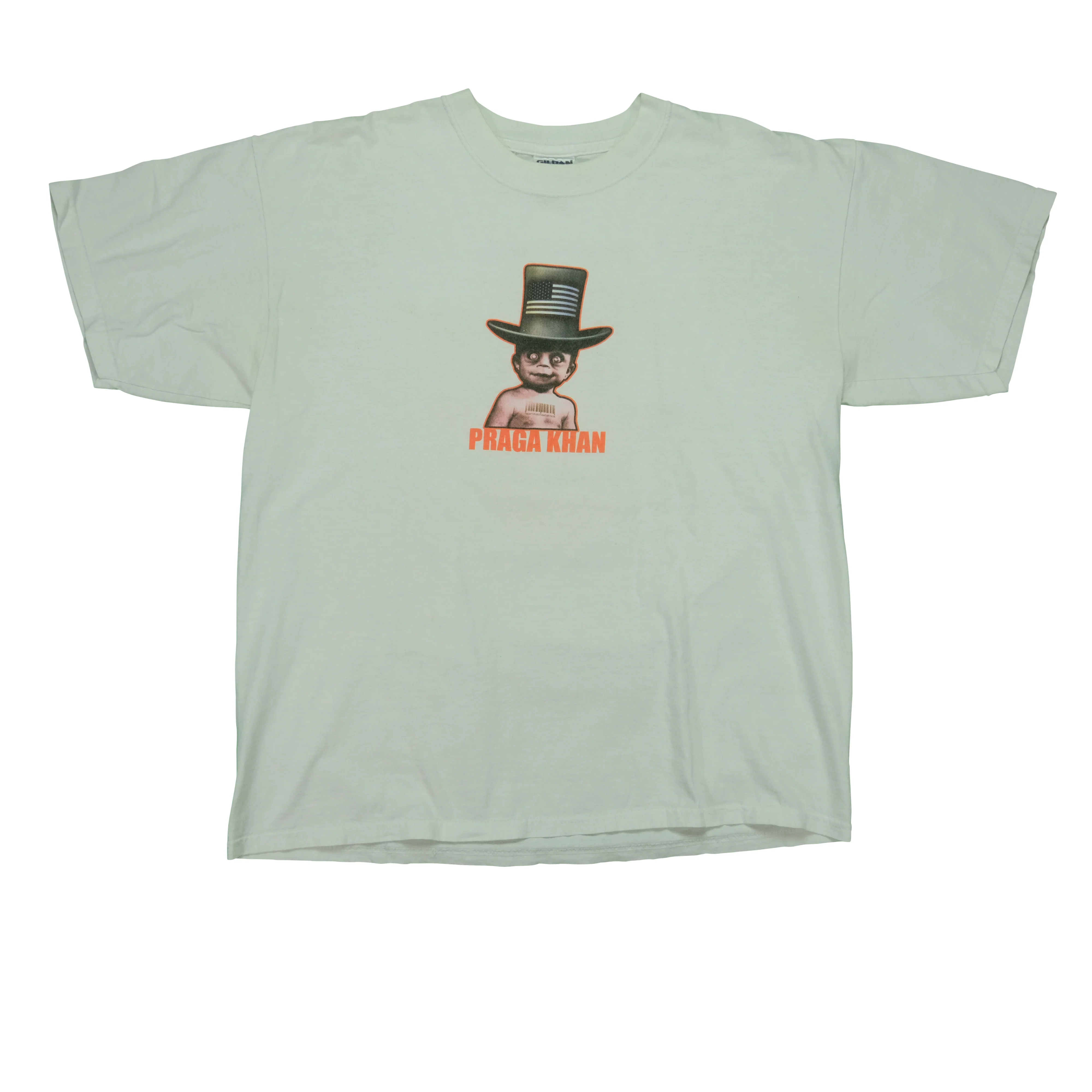 Vintage Praga Khan Heaven is Coming Tour T Shirt 90s 2000s White XL