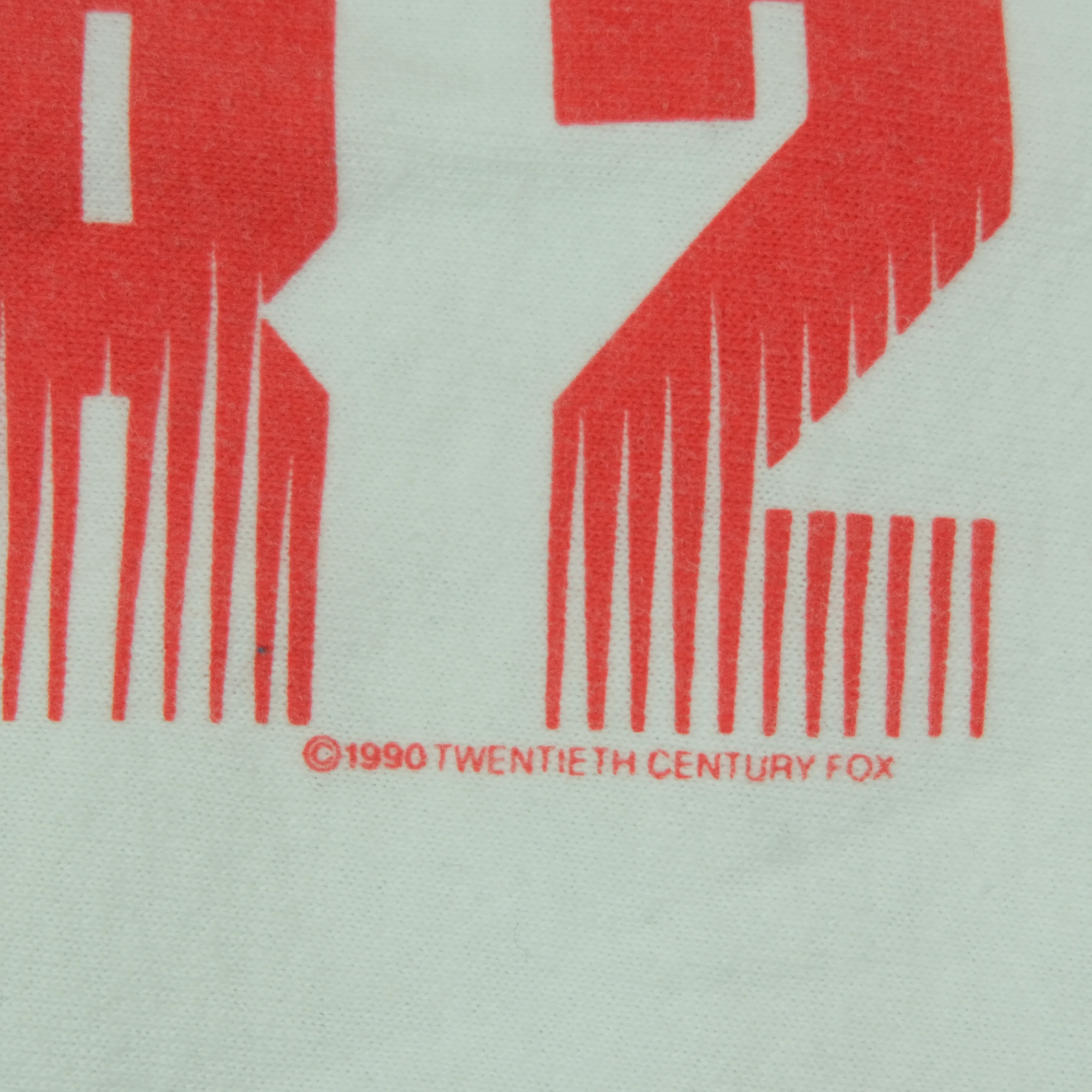 Vintage Predator 2 1990 Movie Promo T Shirt 90s White XL - Image 5