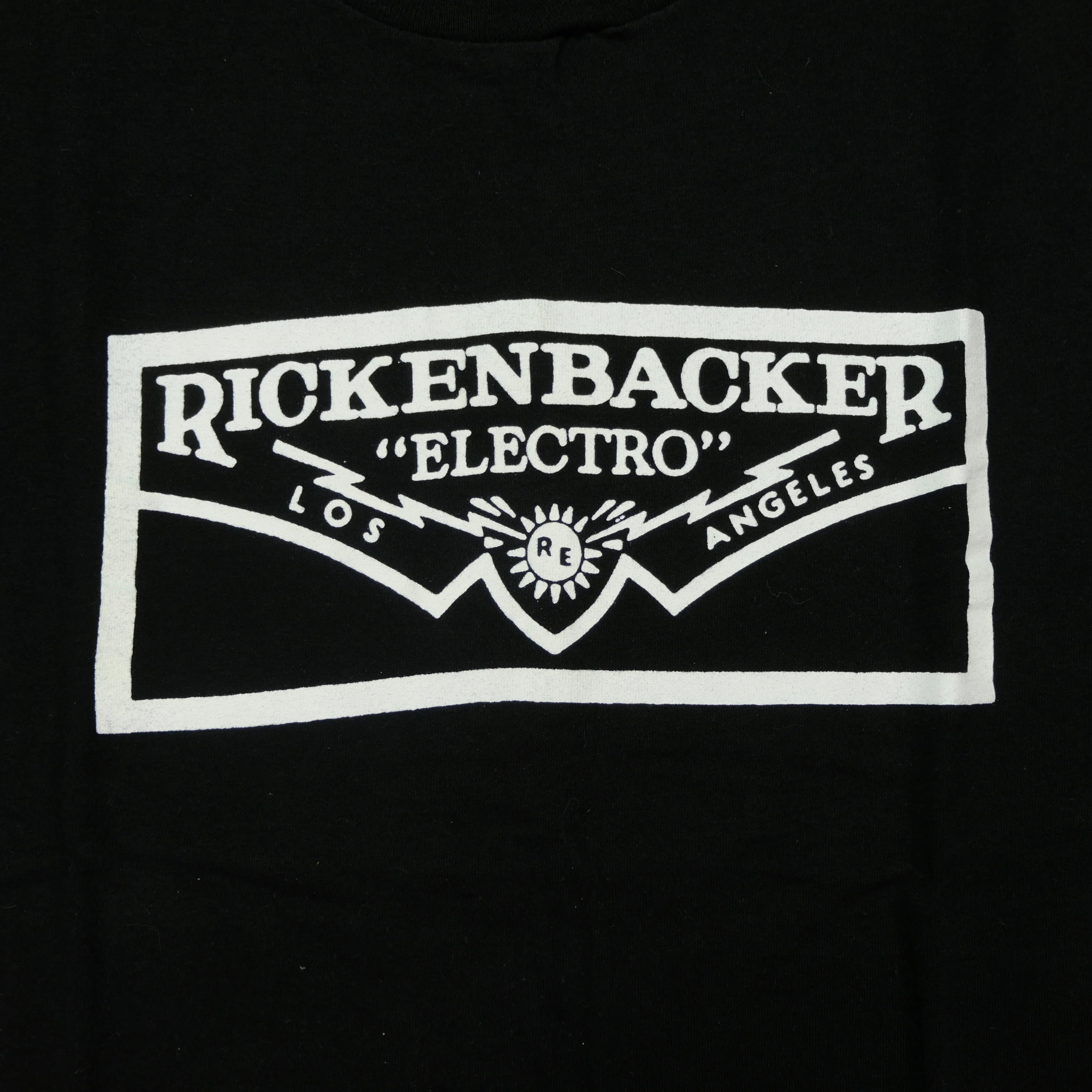 Vintage Rickenbacker Guitars Los Angeles Electro T Shirt 90s Black L - Image 3