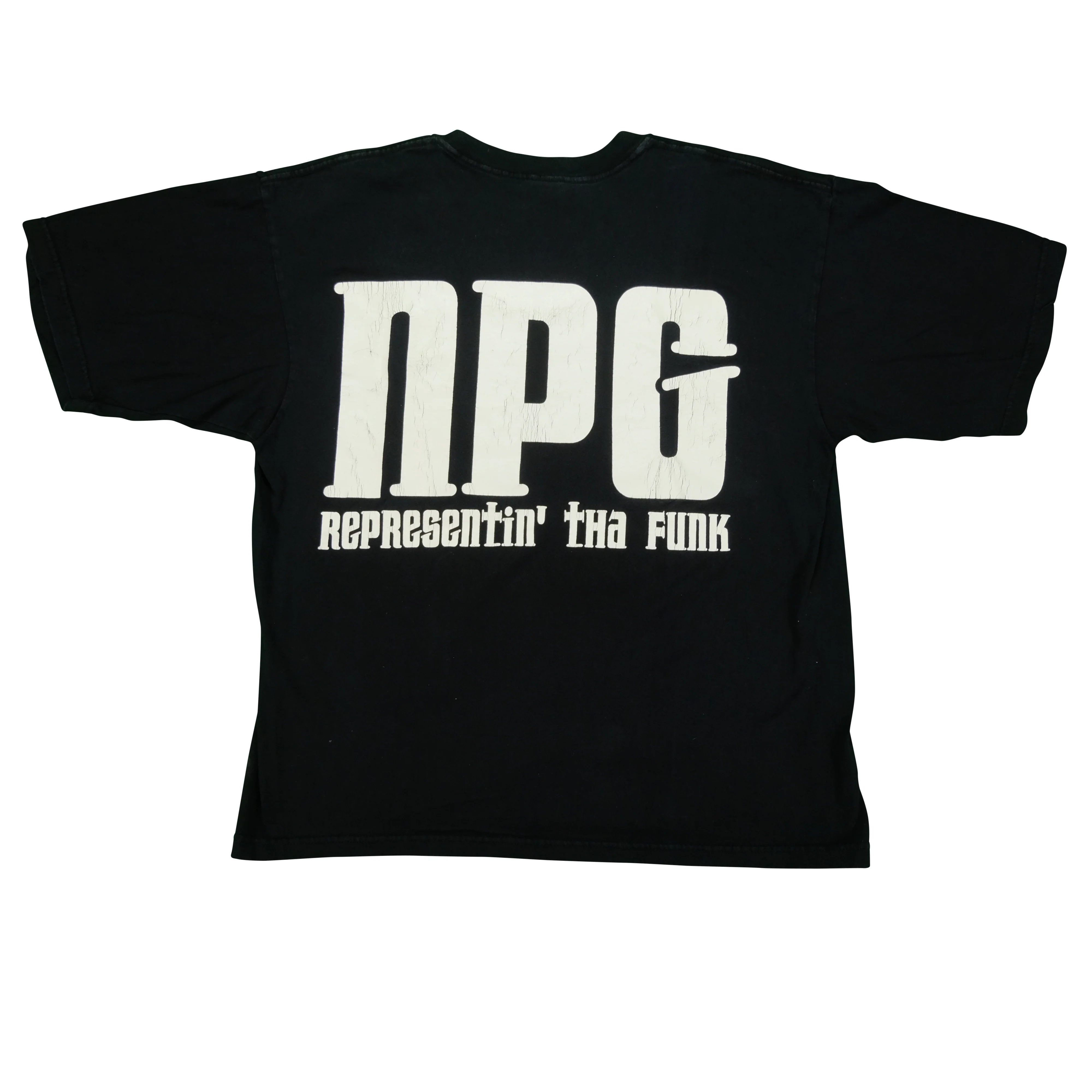 Vintage ROYAL AVALON Prince Jam of the Year Representing Tha Funk Tour T Shirt 90s Black XL - Image 2