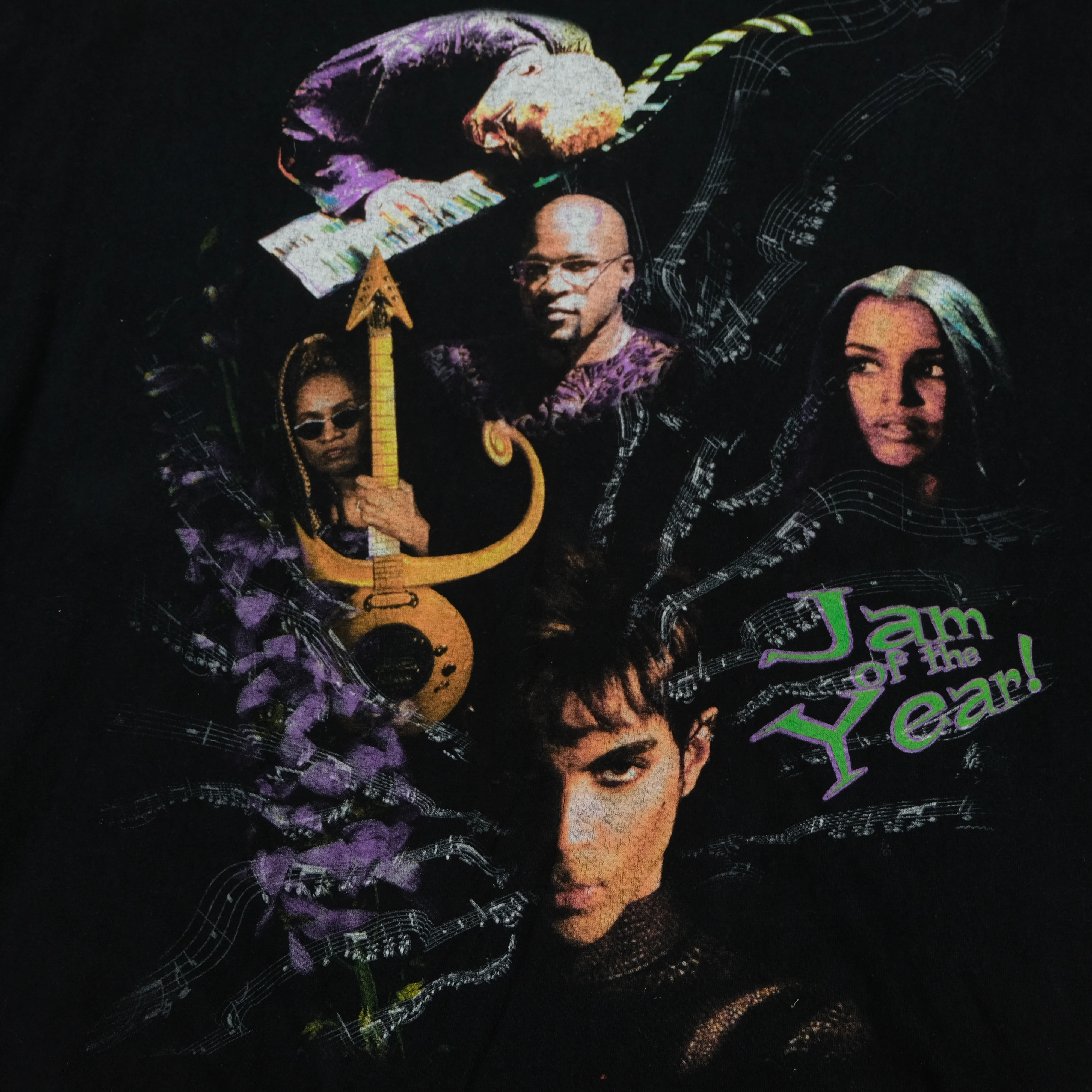 Vintage ROYAL AVALON Prince Jam of the Year Representing Tha Funk Tour T Shirt 90s Black XL - Image 3