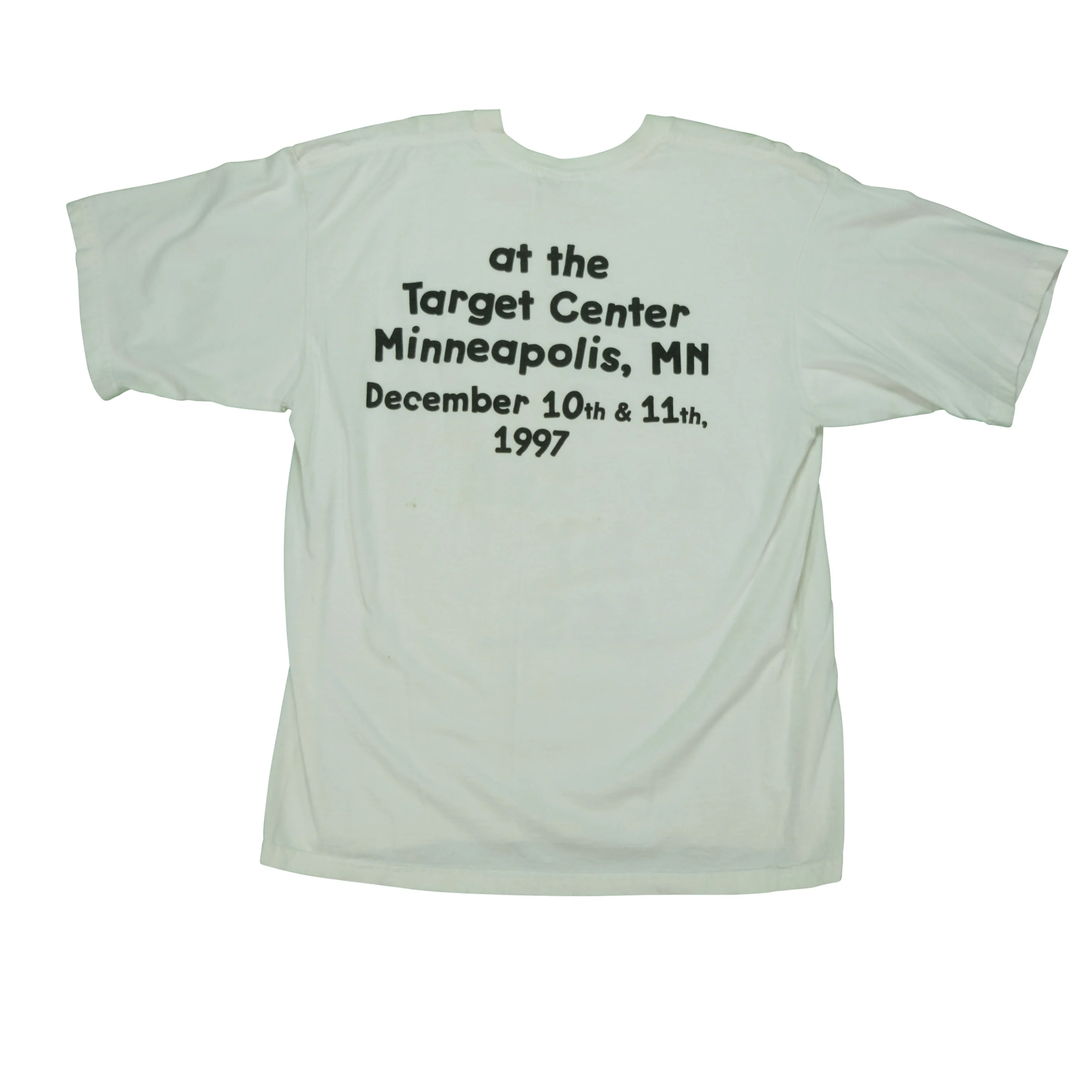 Vintage ROYAL AVALON Prince Sex Love Liberty Tour Kicked My Ass at the Target Center in Minneapolis 1997 T Shirt 90s White XL - Image 2