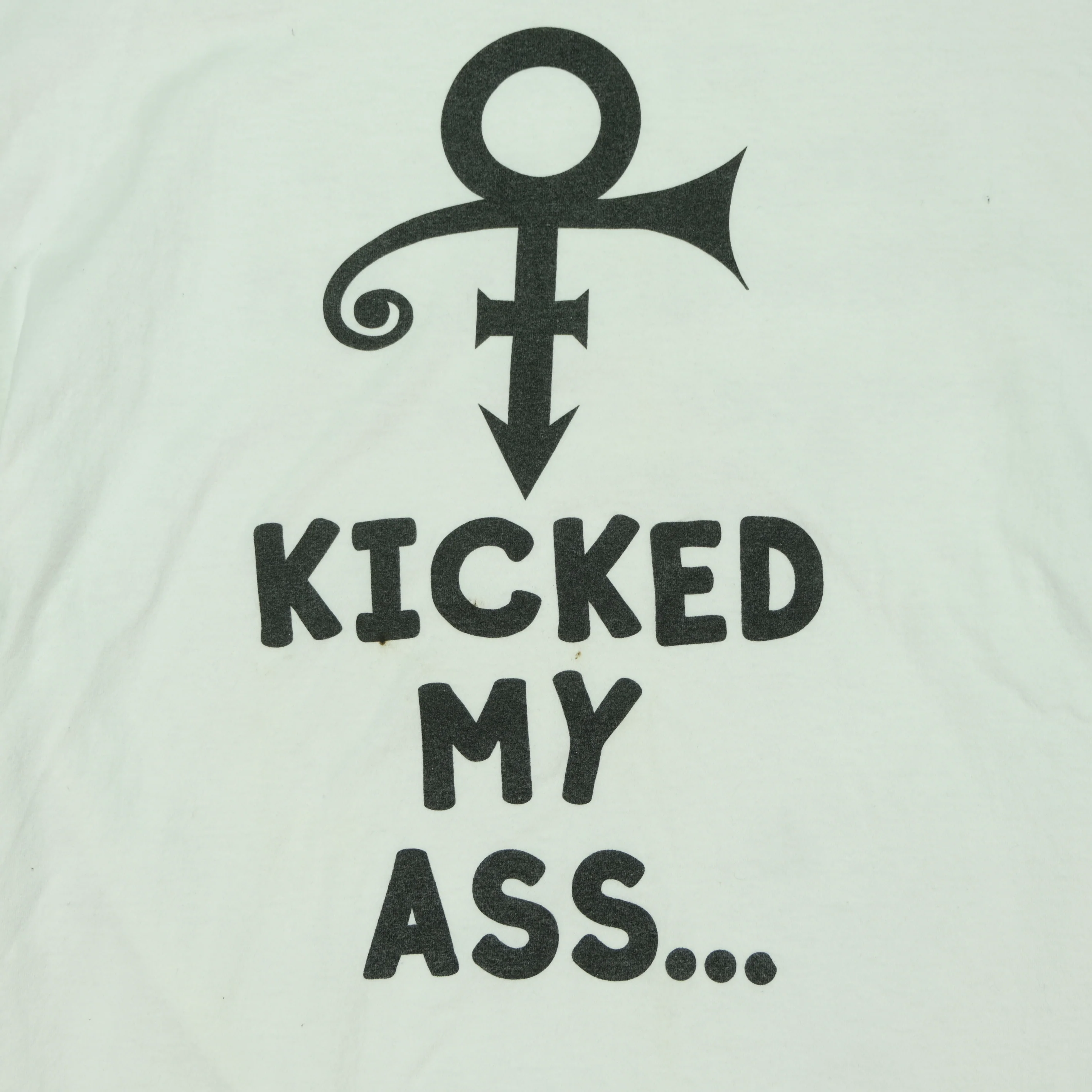 Vintage ROYAL AVALON Prince Sex Love Liberty Tour Kicked My Ass at the Target Center in Minneapolis 1997 T Shirt 90s White XL - Image 3