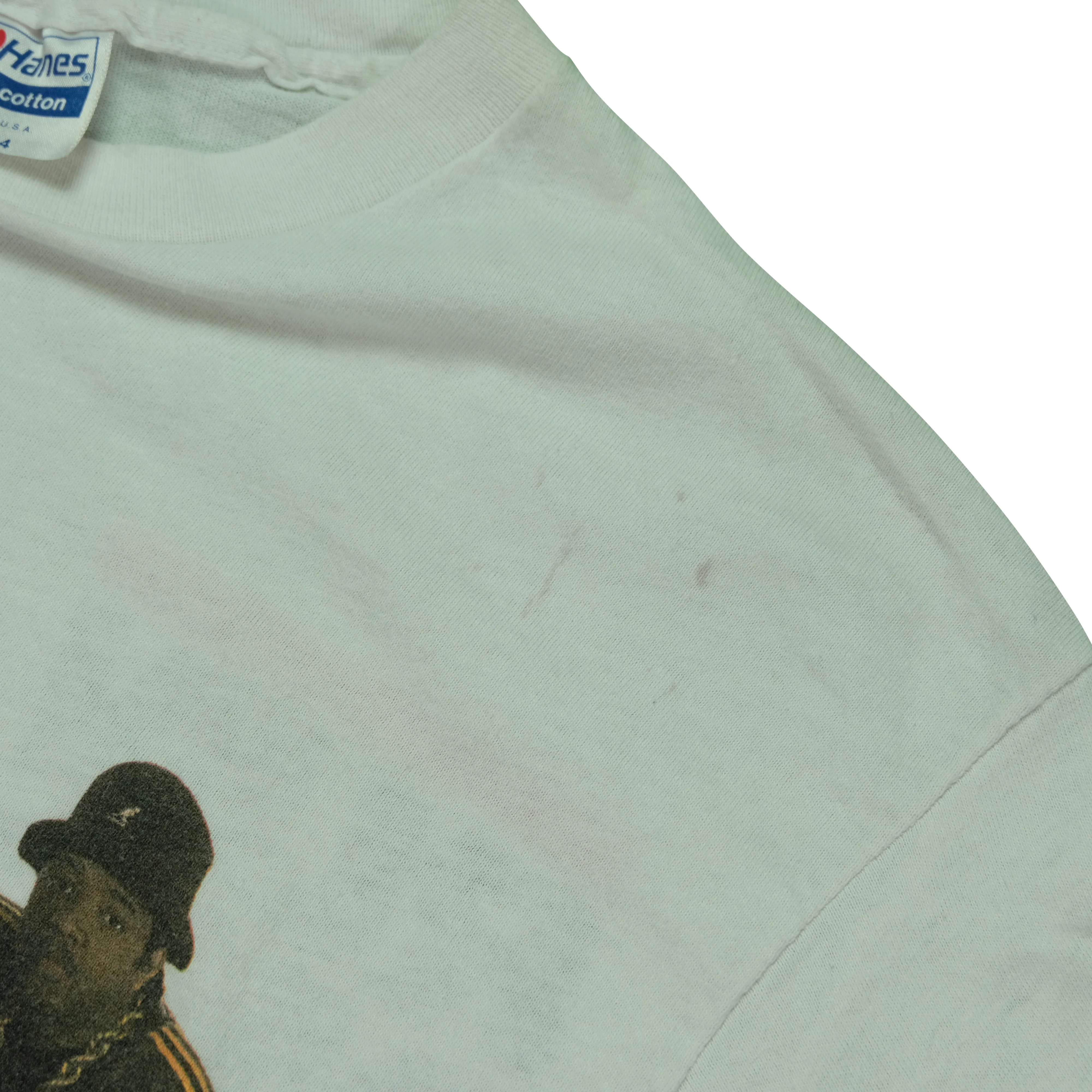 Vintage Run DMC x Beastie Boys Together Forever Tour T Shirt 80s White L - Image 5