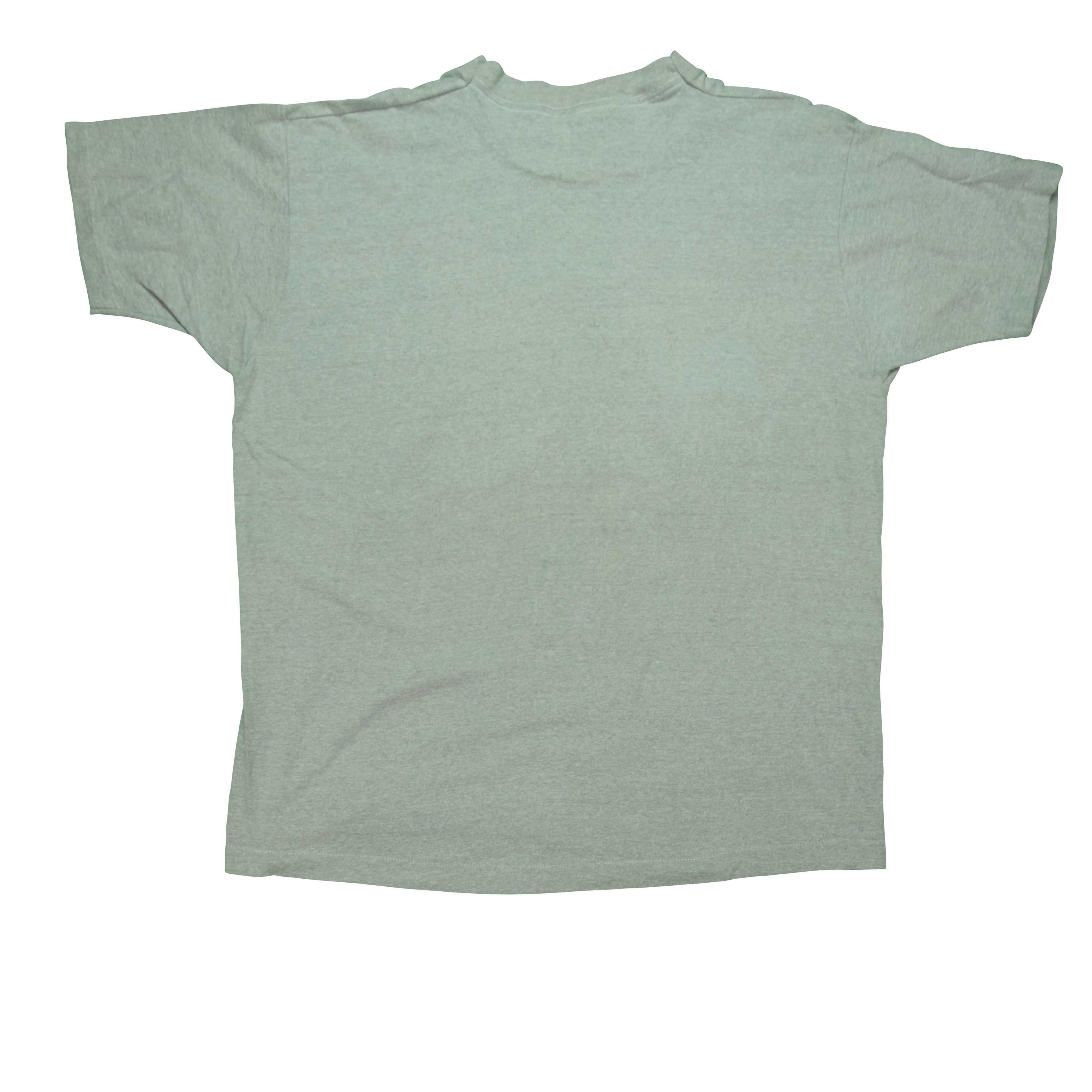 Vintage SCREEN STARS Drug Addict T Shirt 90s Gray 2XL - Image 2