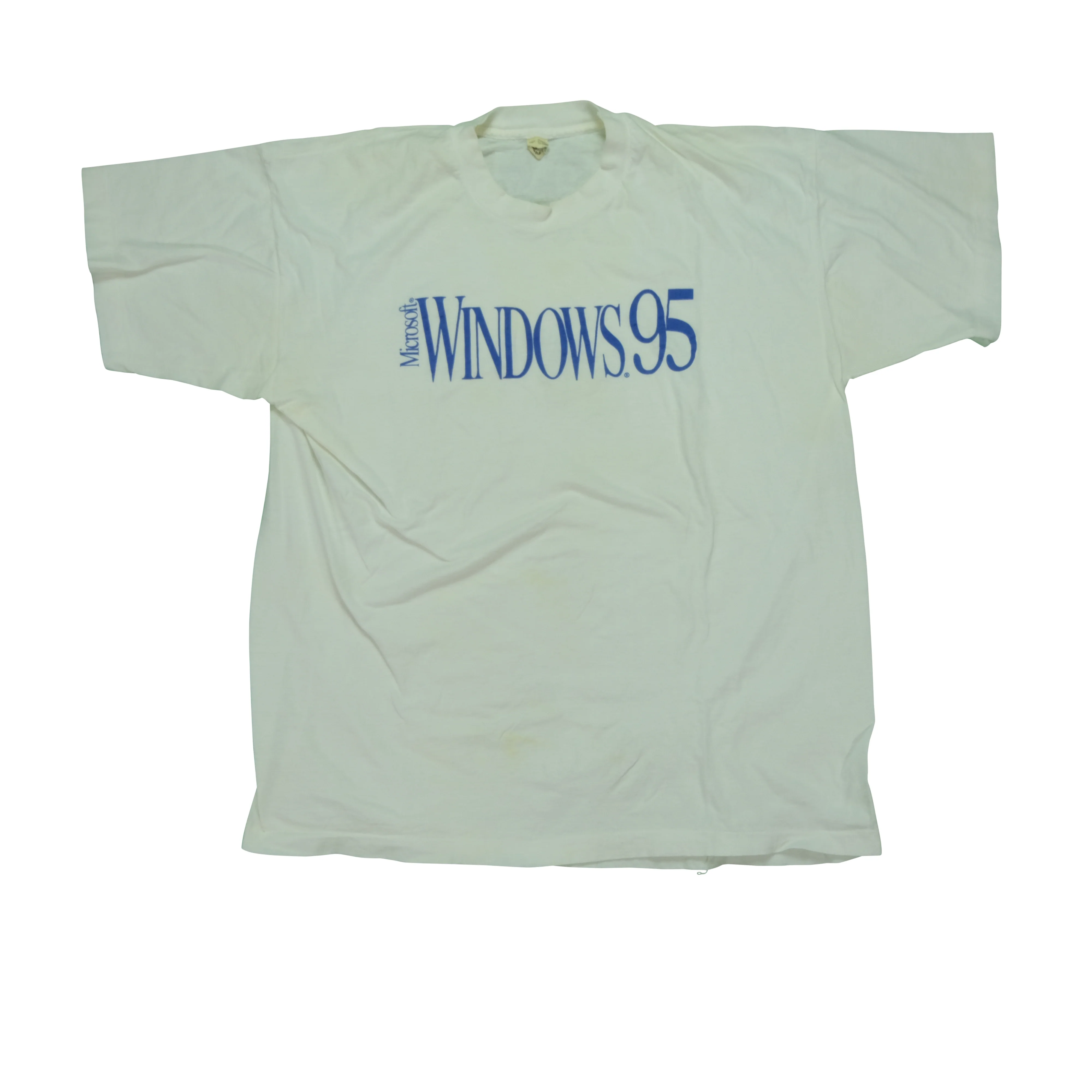 Vintage SCREEN STARS Microsoft Windows 95 T Shirt 90s White XL