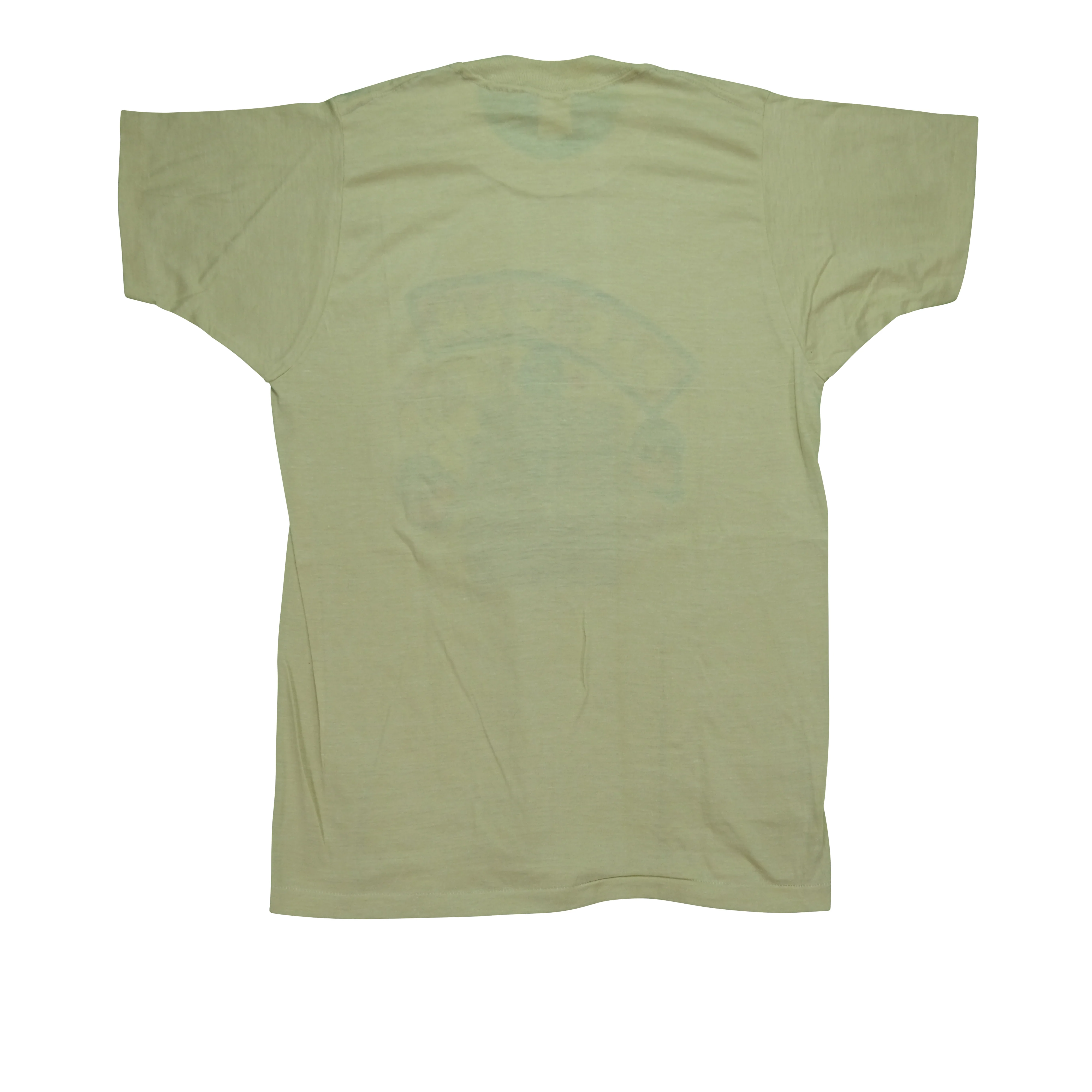 Vintage SCREEN STARS Pac-Man Arcade Video Game Promo T Shirt 80s Beige L - Image 2