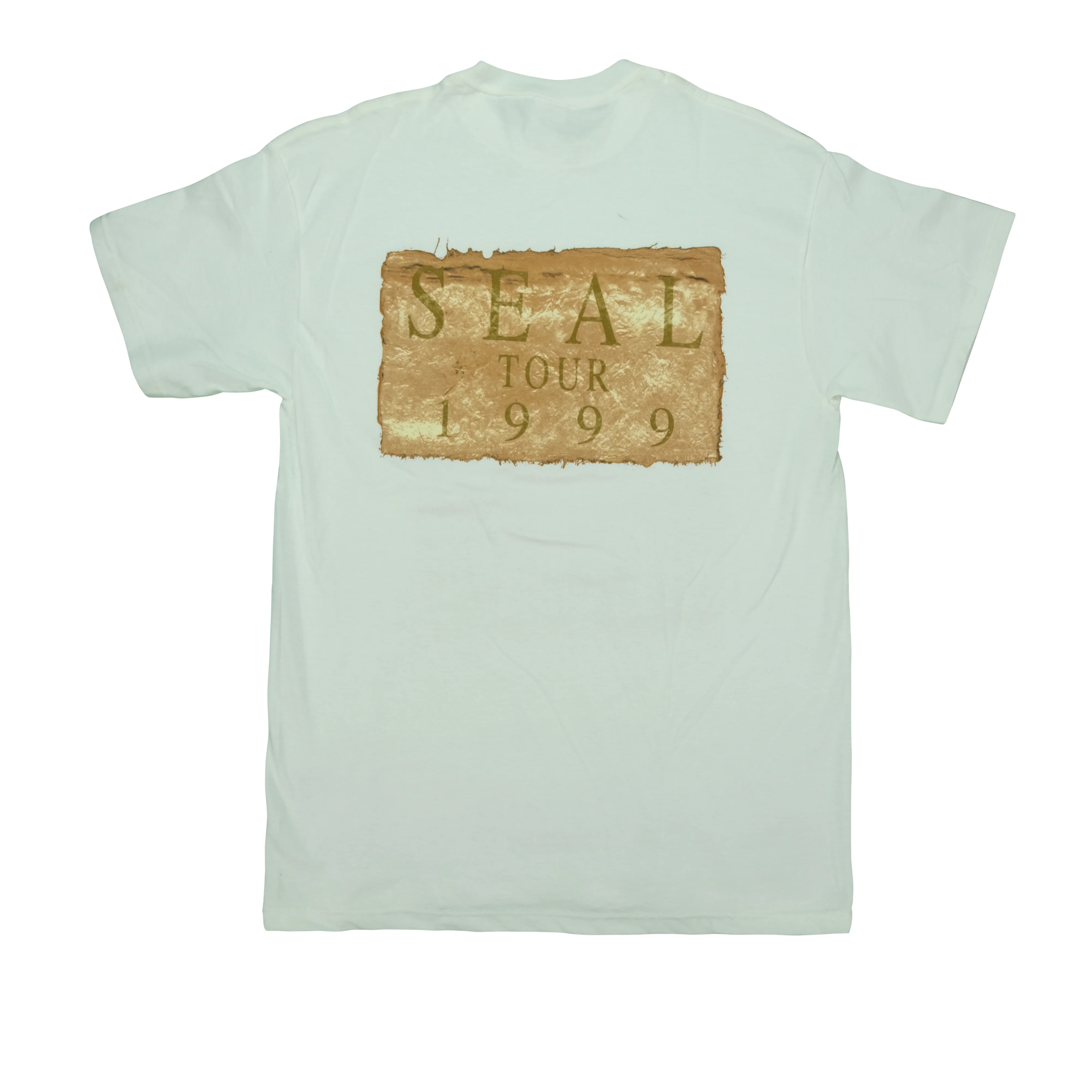Vintage Seal Singer 1999 Tour T Shirt 90s White L - Image 2