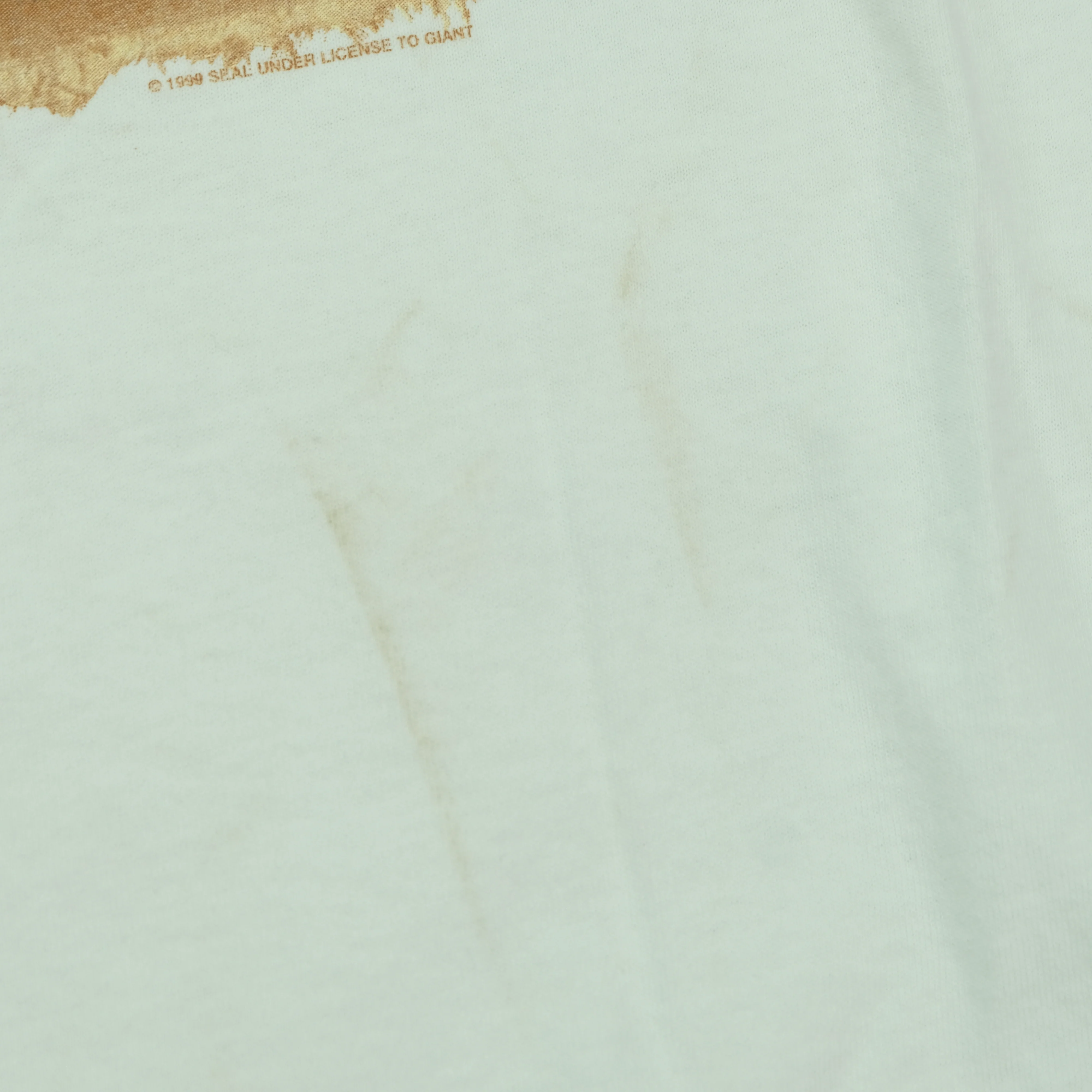 Vintage Seal Singer 1999 Tour T Shirt 90s White L - Image 5