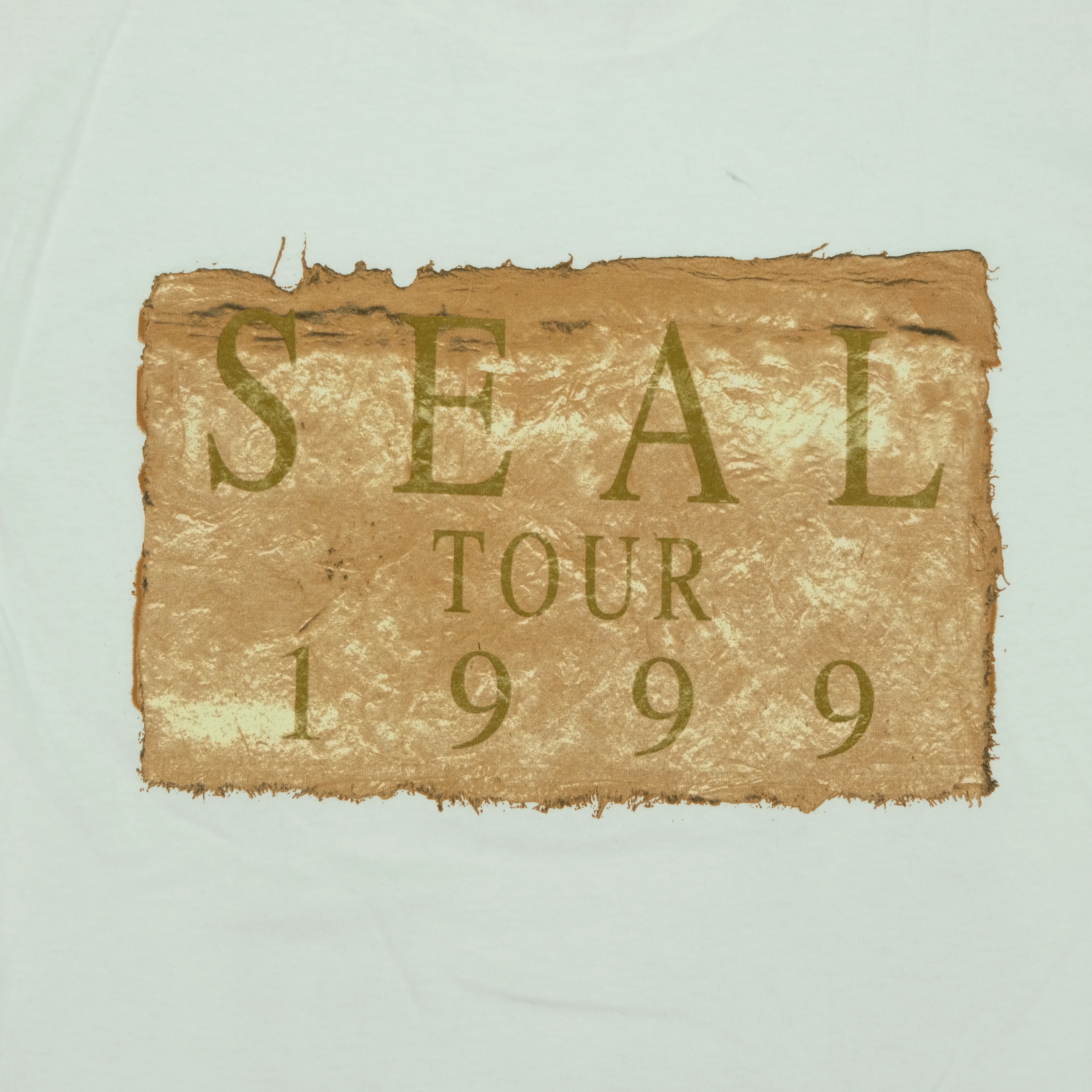 Vintage Seal Singer 1999 Tour T Shirt 90s White L - Image 6