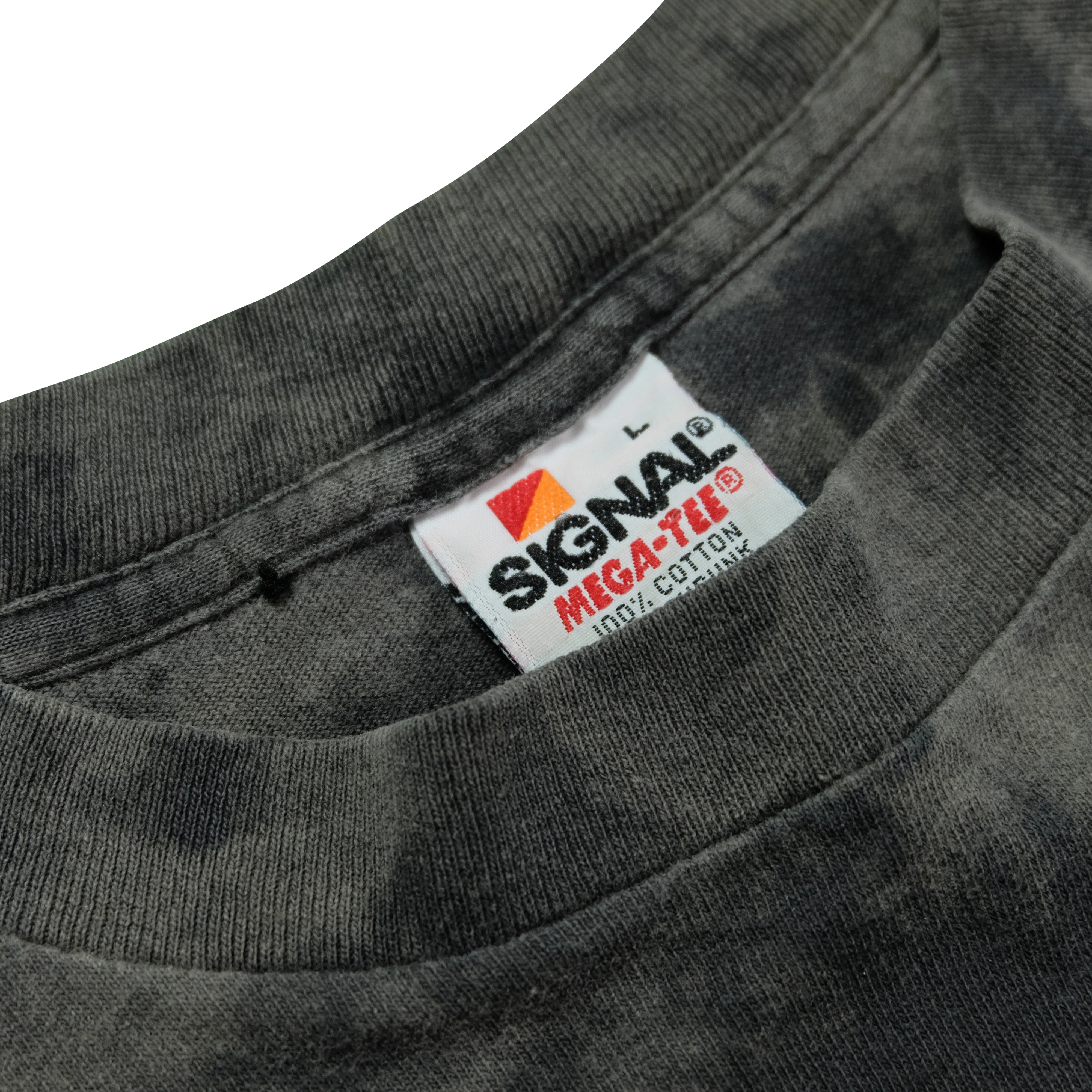 Vintage SIGNAL Crack is a Killer Vice Crushed Skull T Shirt 90s Black L - Image 3