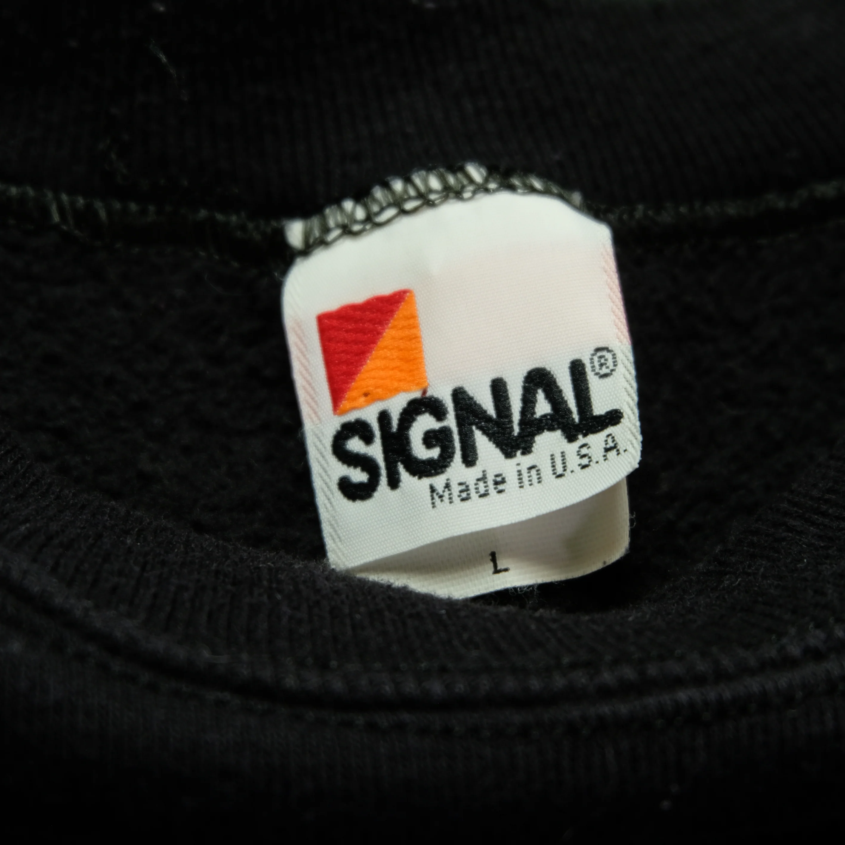 Vintage SIGNAL Jimi Hendrix 1986 Sweatshirt 80s Black L - Image 3