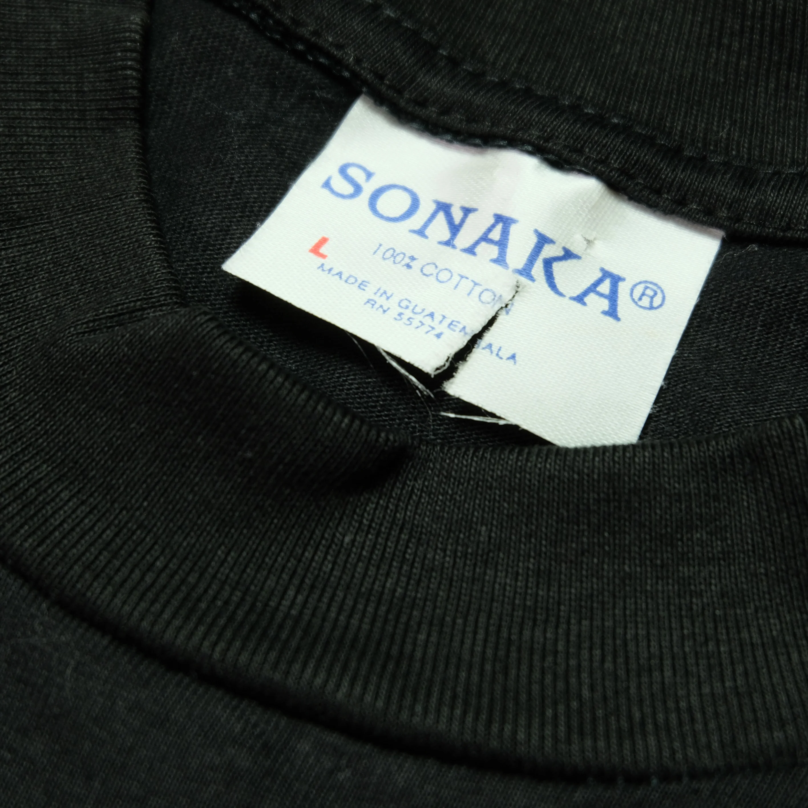 Vintage SONAKA James Dean Brooklyn Nights Motorcycle T Shirt 80s 90s Black L - Image 3