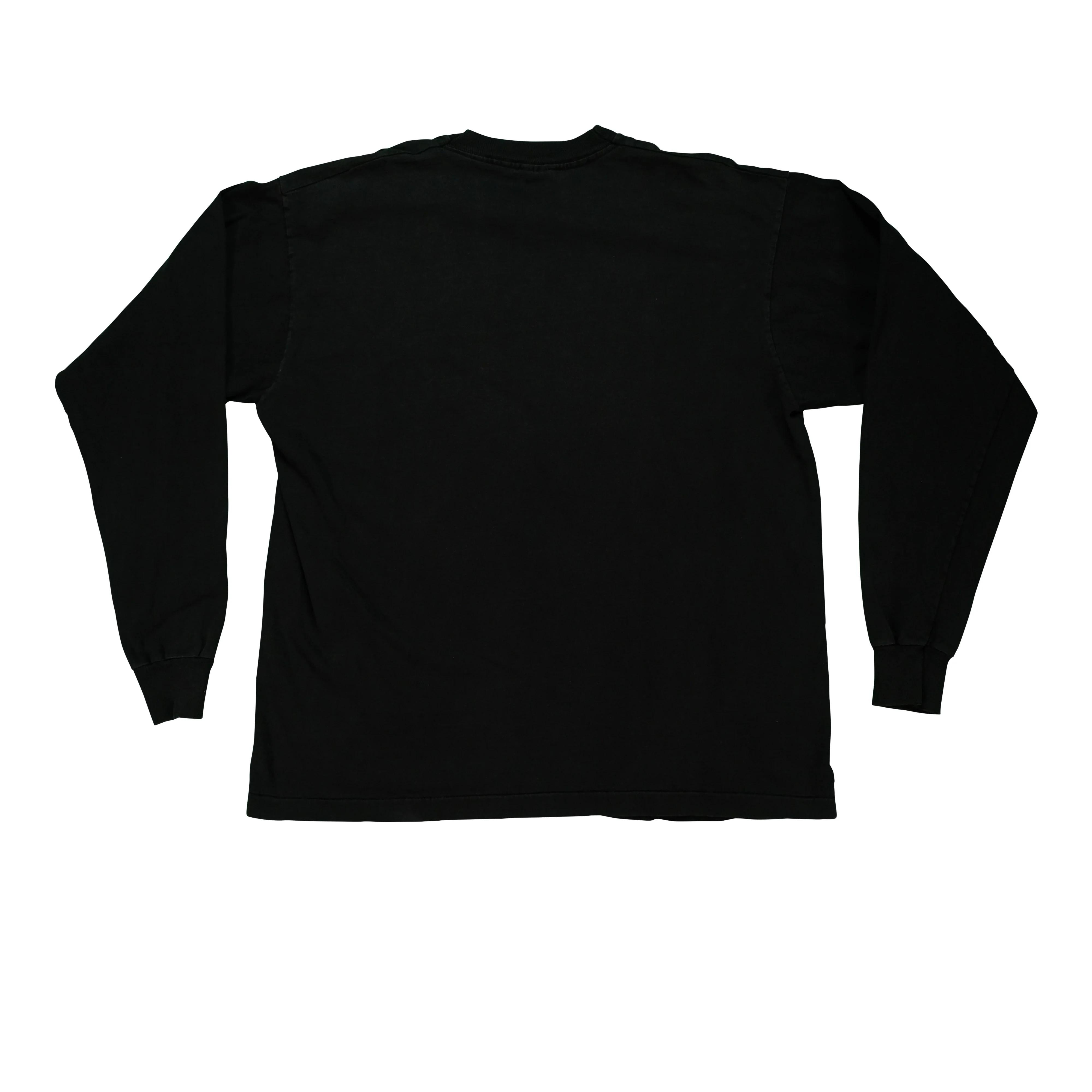 Vintage Spin Magazine Long Sleeve T Shirt 90s Black XL - Image 2