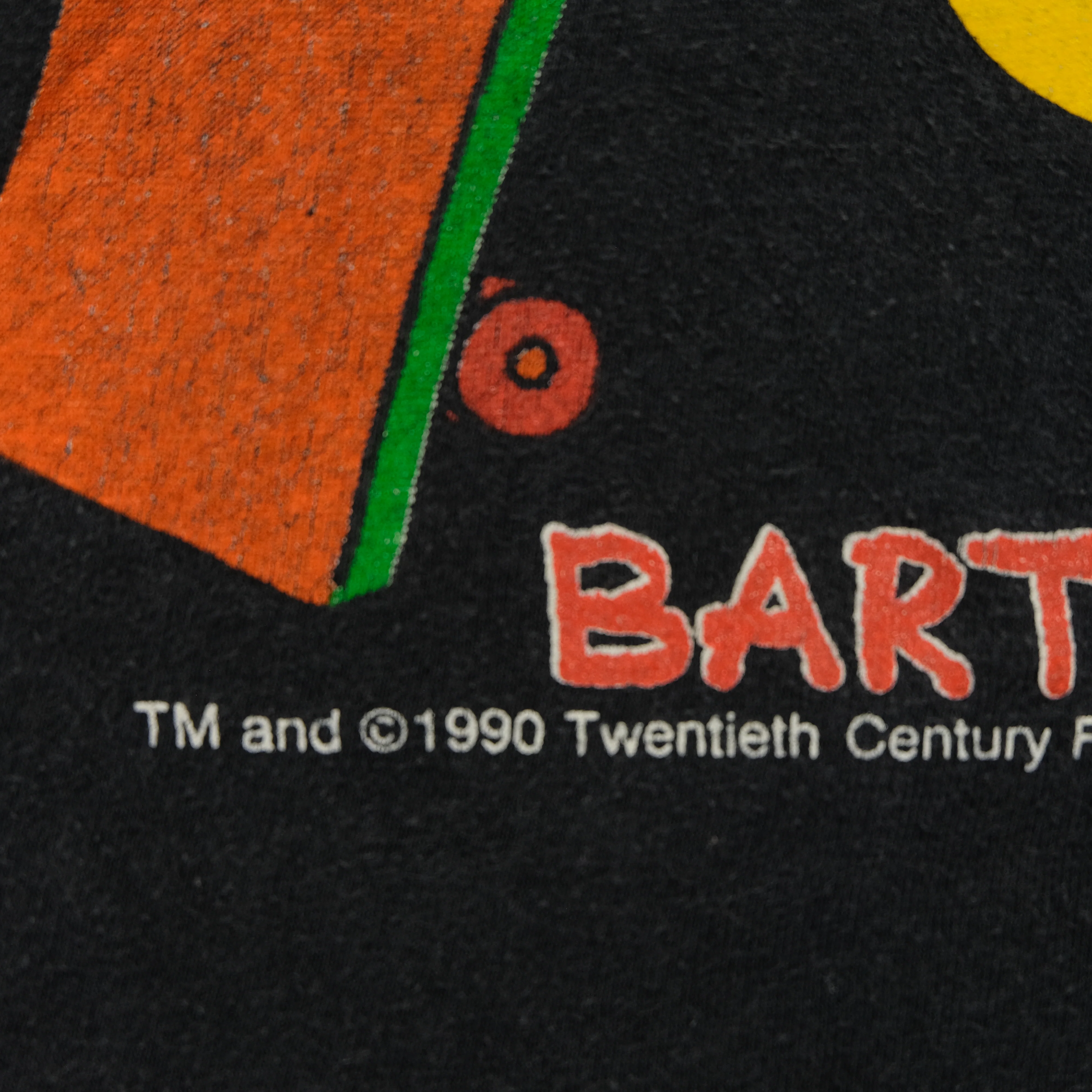 Vintage SSI The Simpsons Bart Simpson Cool Your Jets, Man! 1990 T Shirt 90s Black Youth M - Image 5