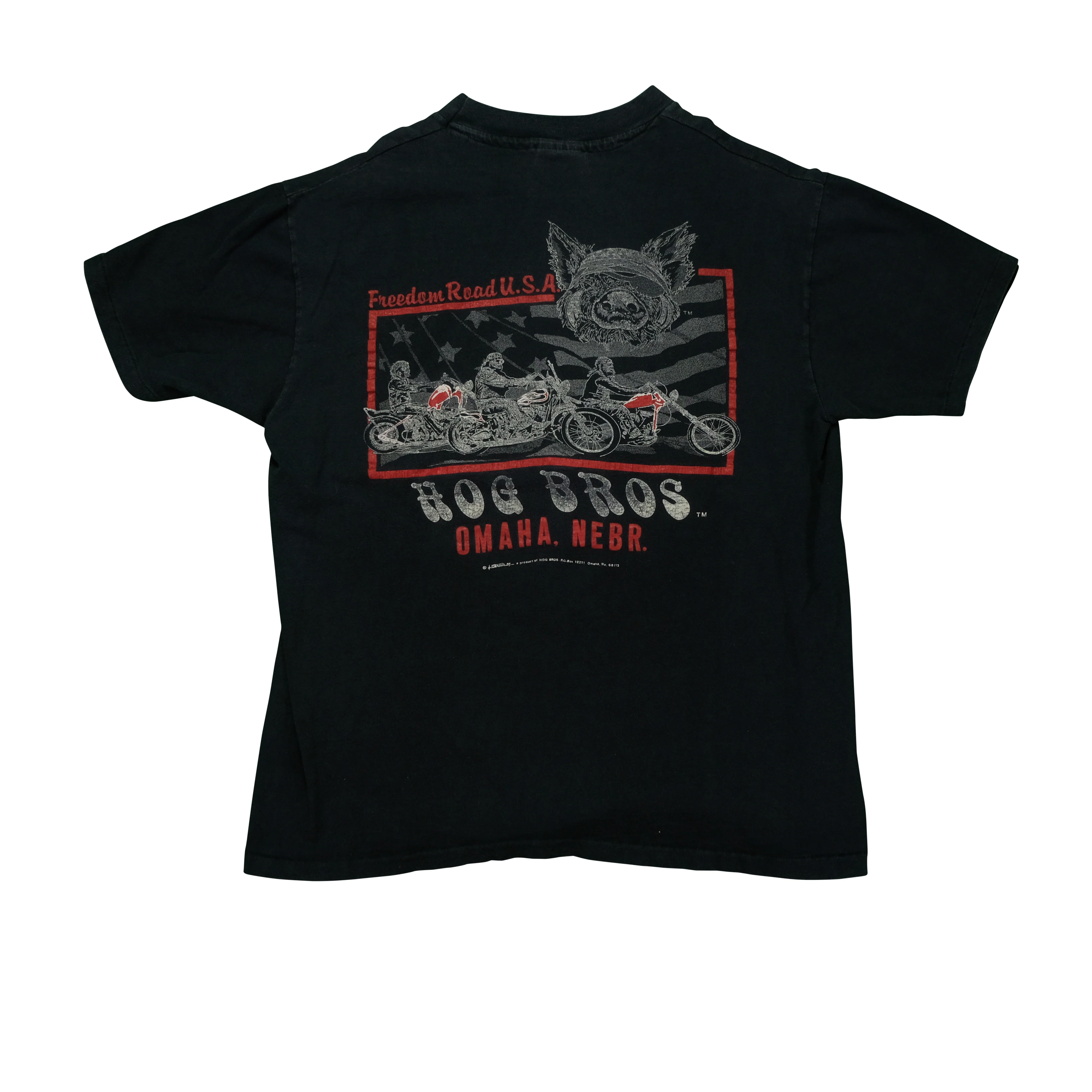Vintage This Butt's For You Biker T Shirt 80s Black L - Image 2