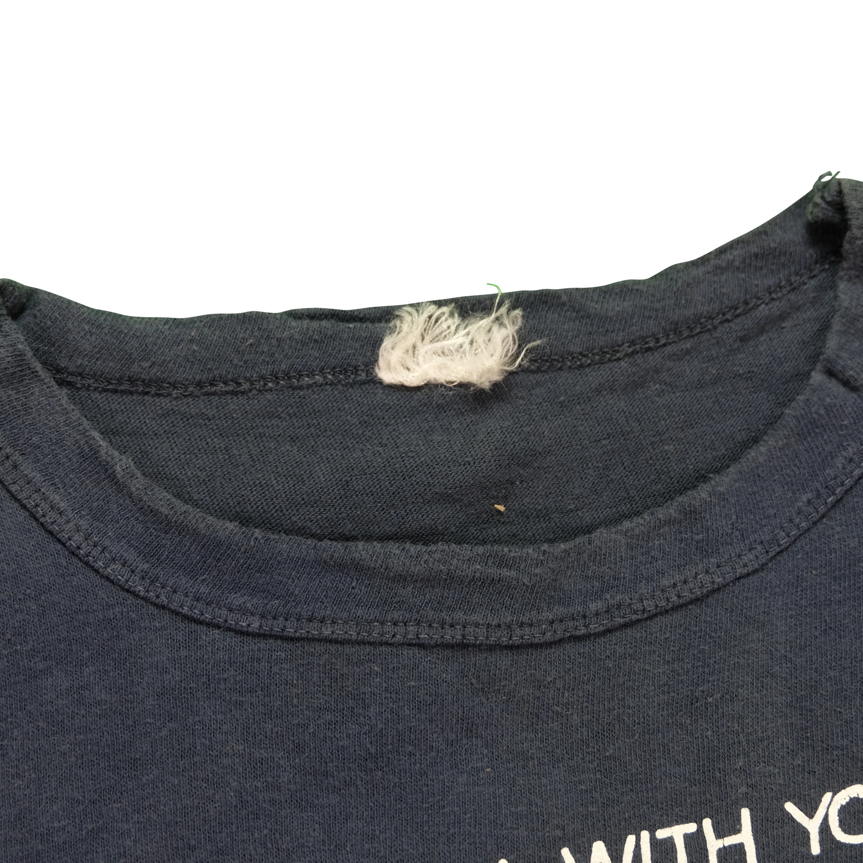 Vintage To Hell With Your Mountains Give Me Your Busch T Shirt 80s 90s Navy Blue - Image 4