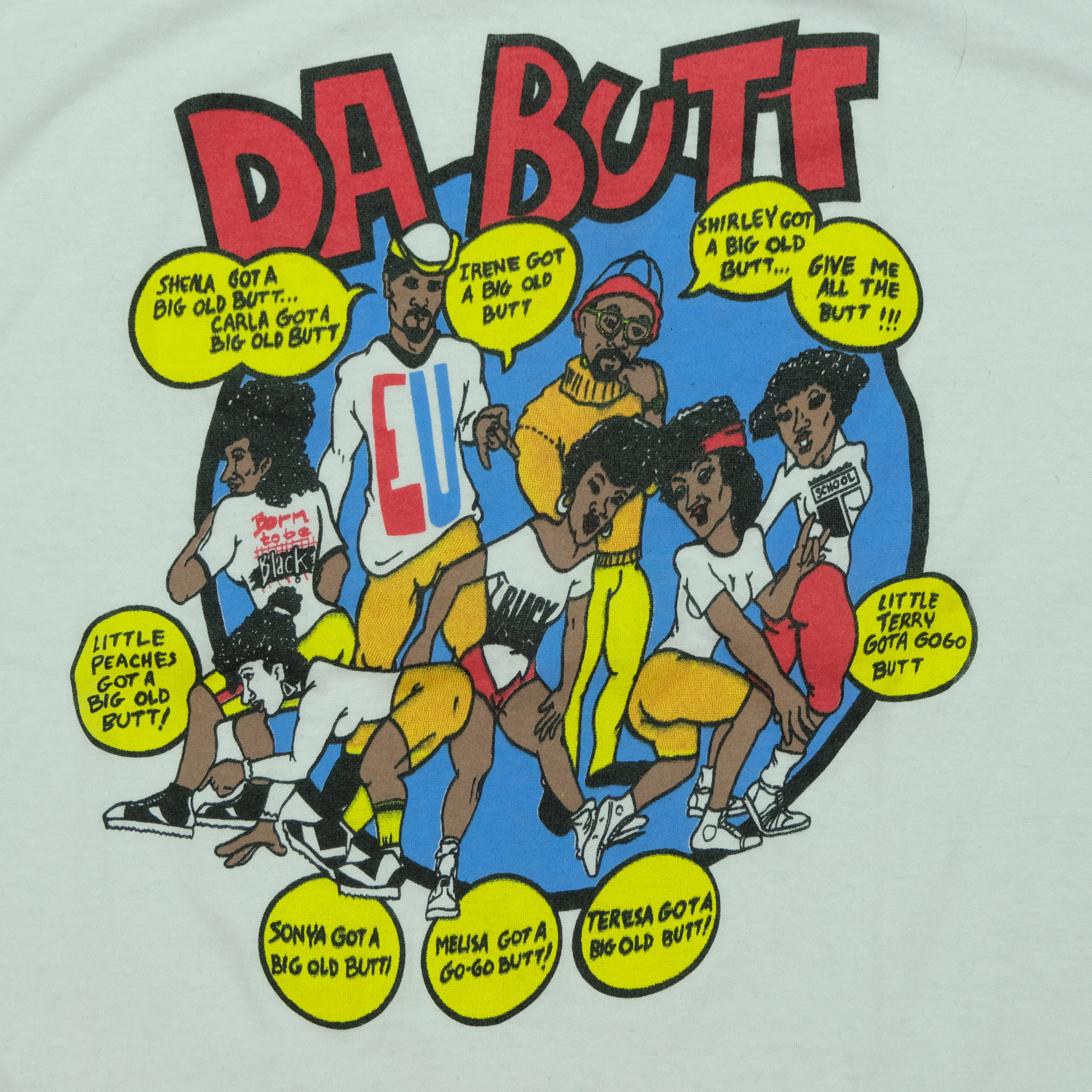 Vintage TOUCH OF GOLD Spike Lee Da Butt 1988 T Shirt 80s White XL - Image 3