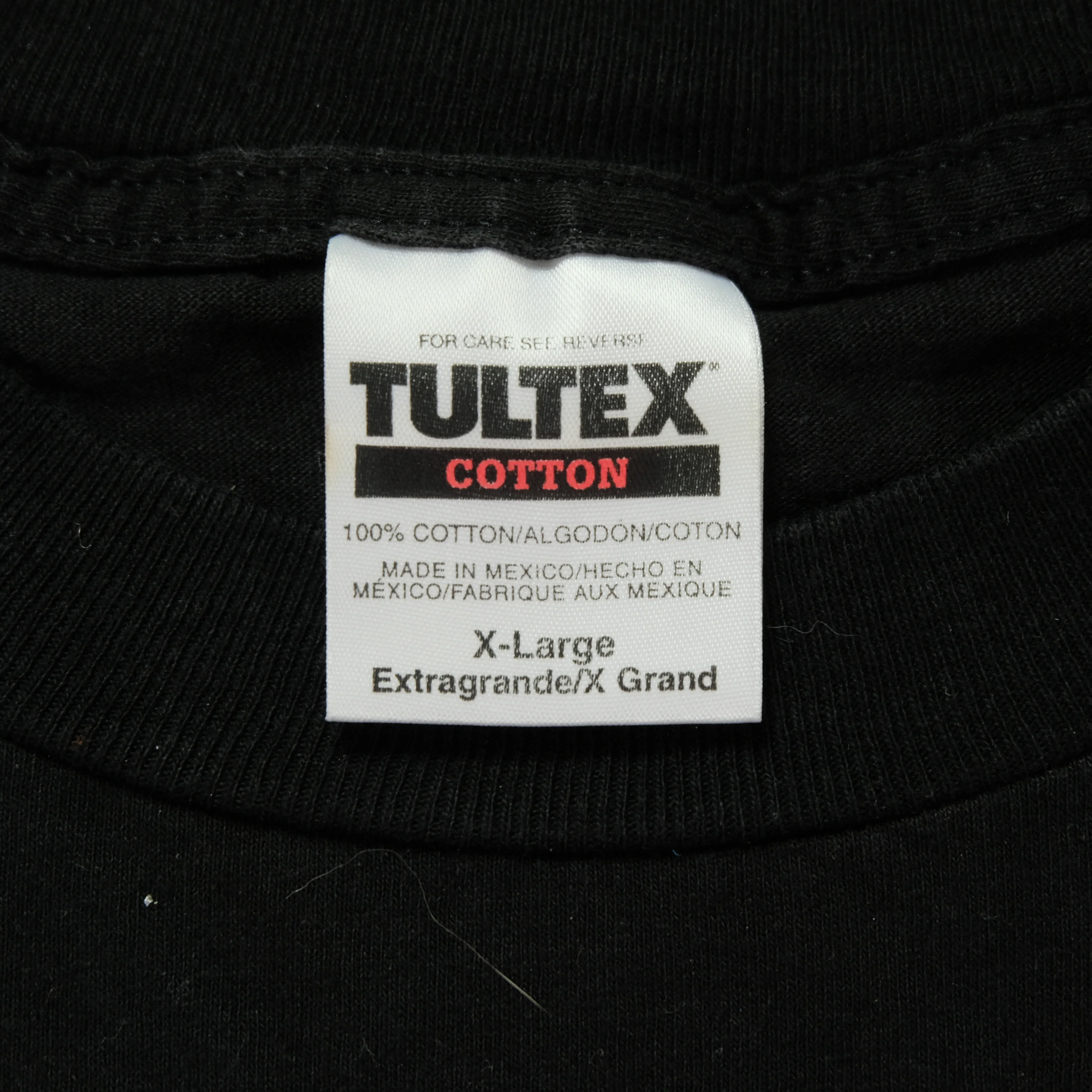 Vintage TULTEX The Harris Brothers Heavy D & Big Ron H-Bomb Wrestling T Shirt 90s Black XL - Image 5