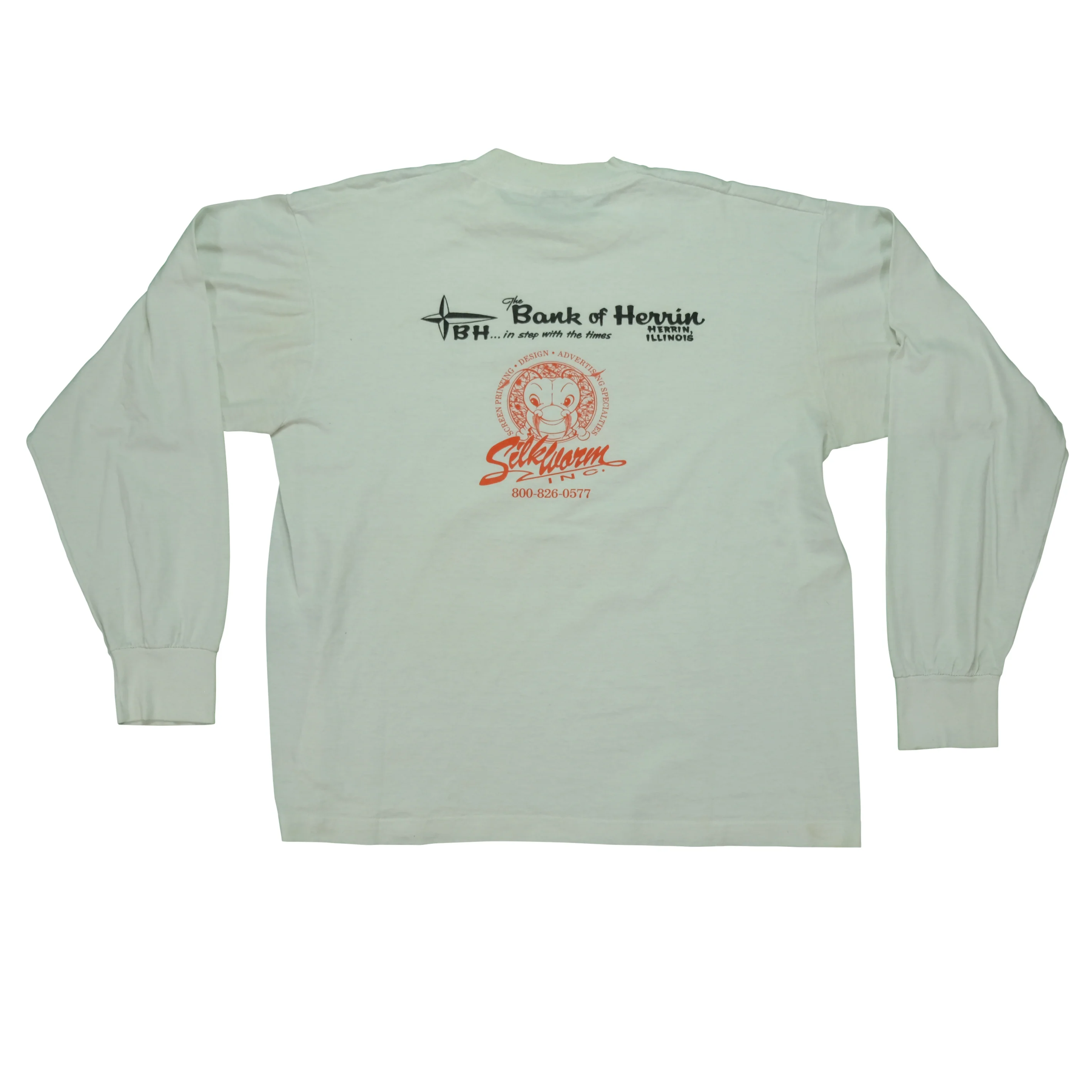 Vintage Turkey Trot I'm Not Done Yet 1993 Long Sleeve T Shirt 90s White XL - Image 2