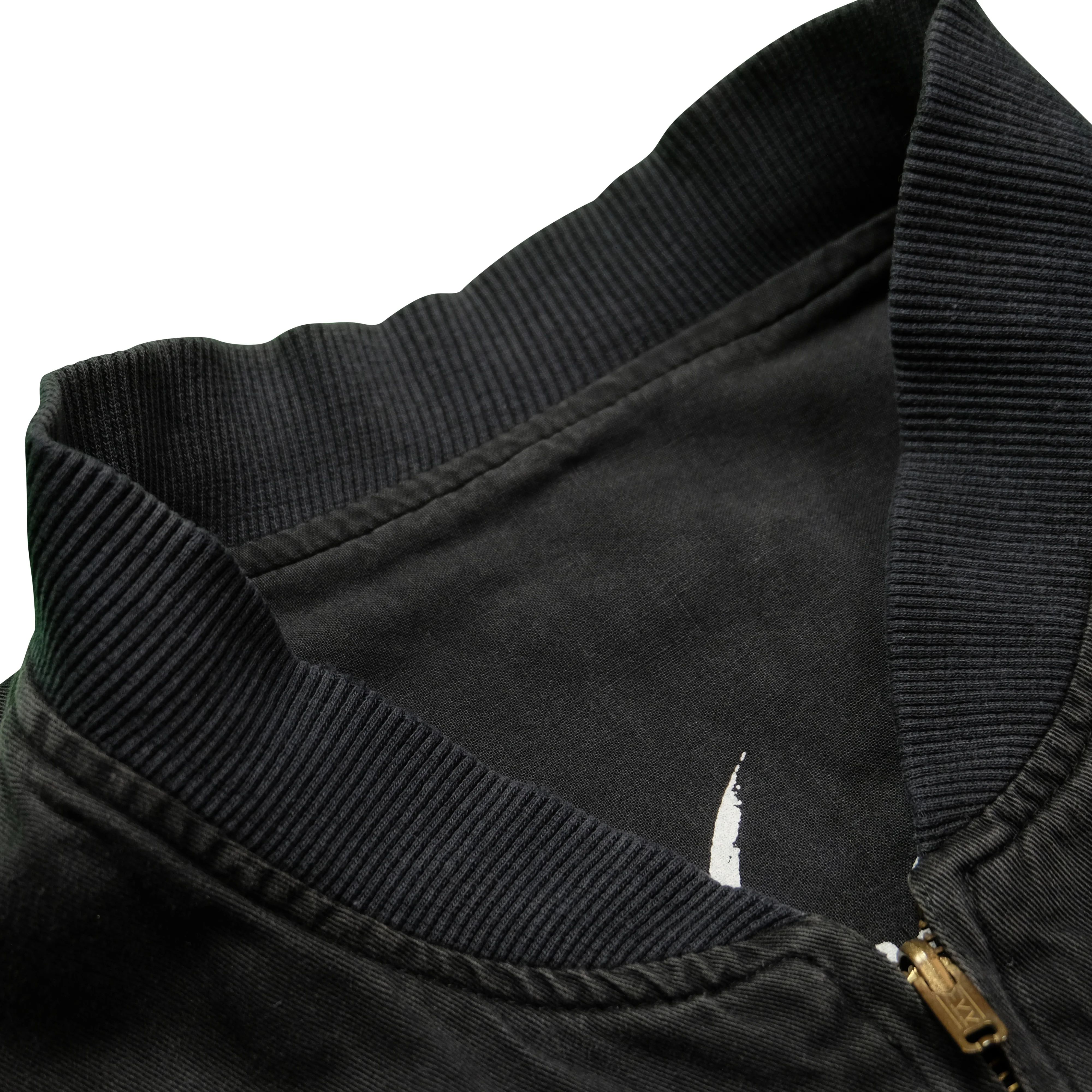 Vintage U-MEN Spell Out Neon Graphic 1986 Full Zip Black Bomber Jacket 80s Black - Image 4