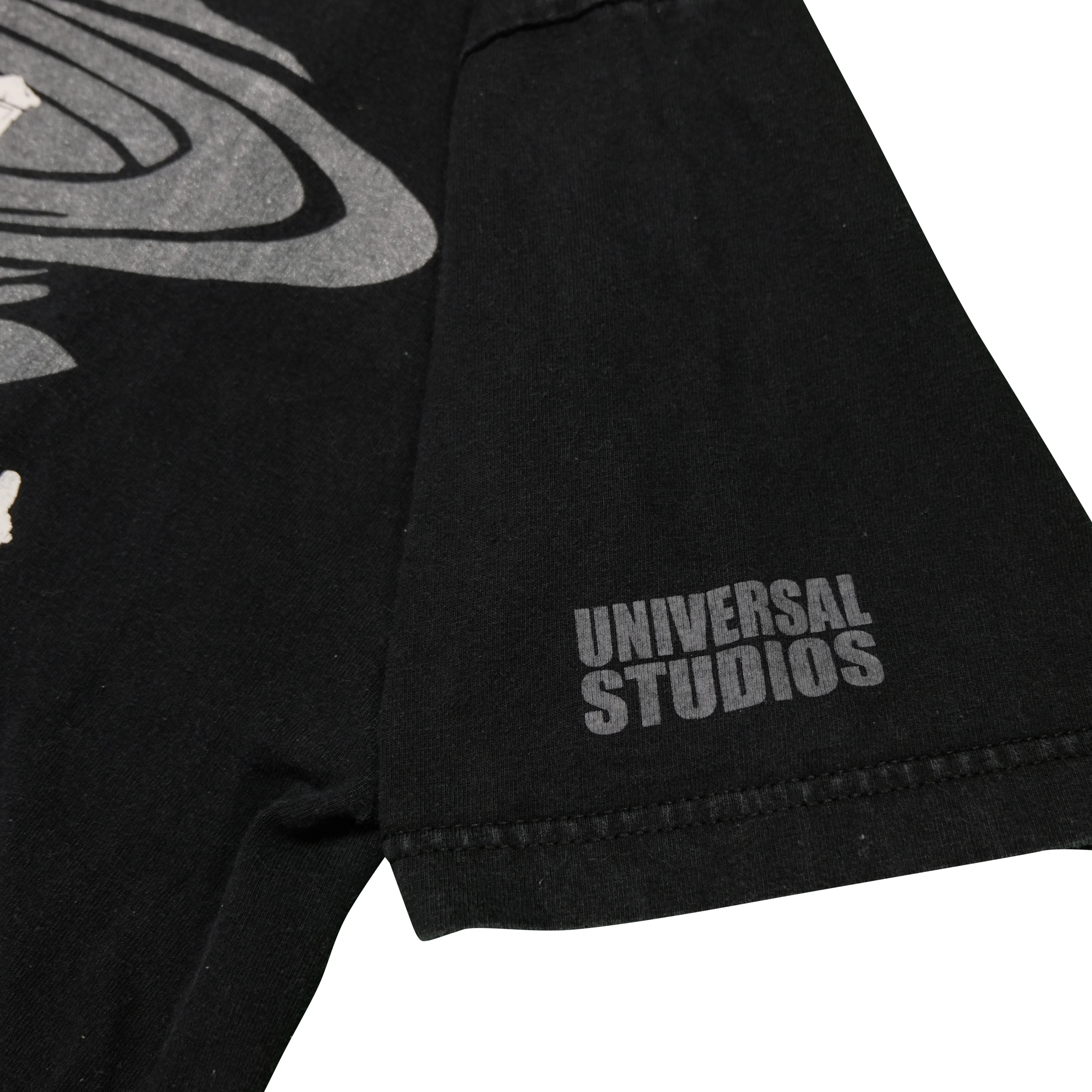 Vintage UNIVERSAL STUDIOS Twister Roller Coaster Ride It Out T Shirt 90s Black L - Image 5