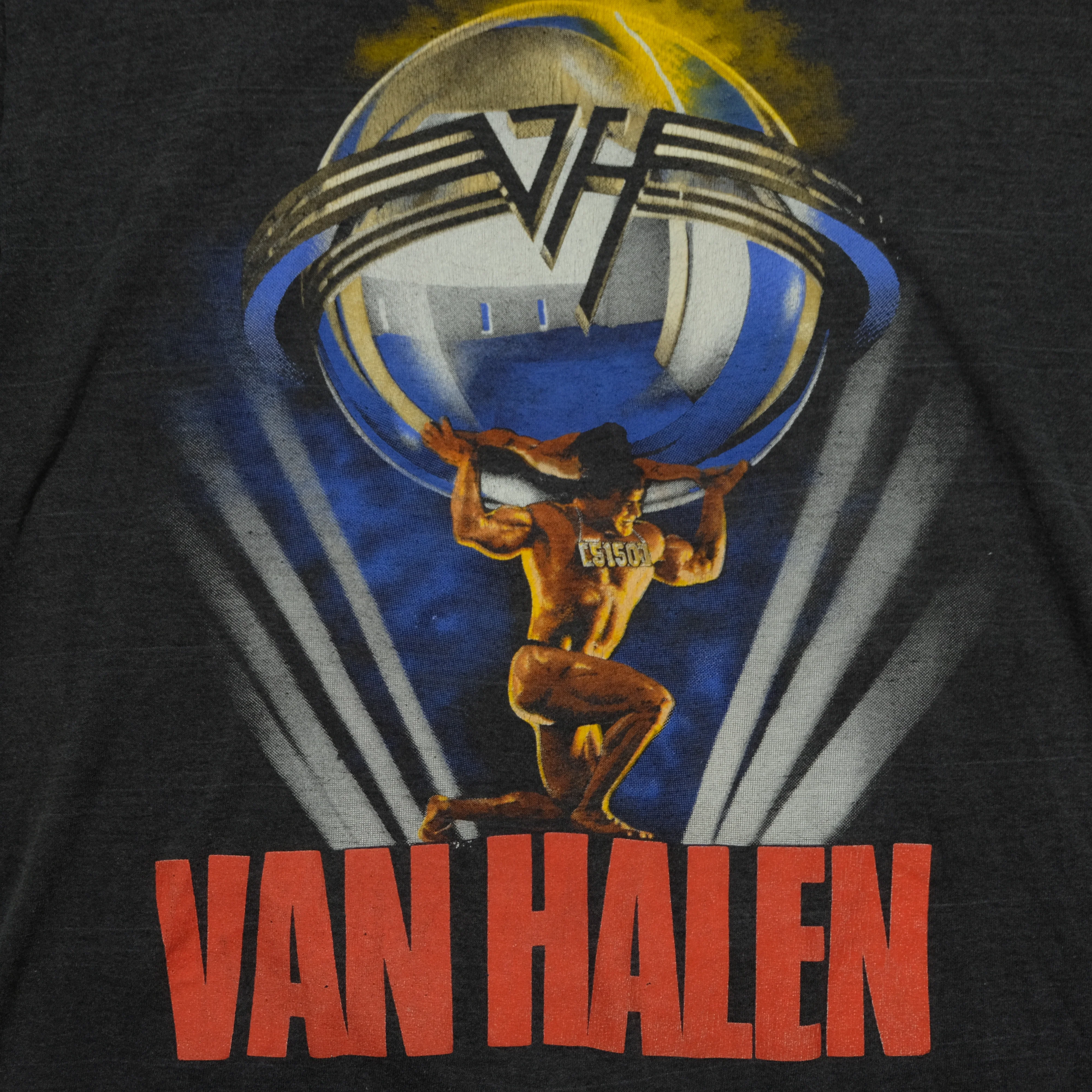 Vintage Van Halen 5150 1986 Tour T Shirt 80s Black - Image 3