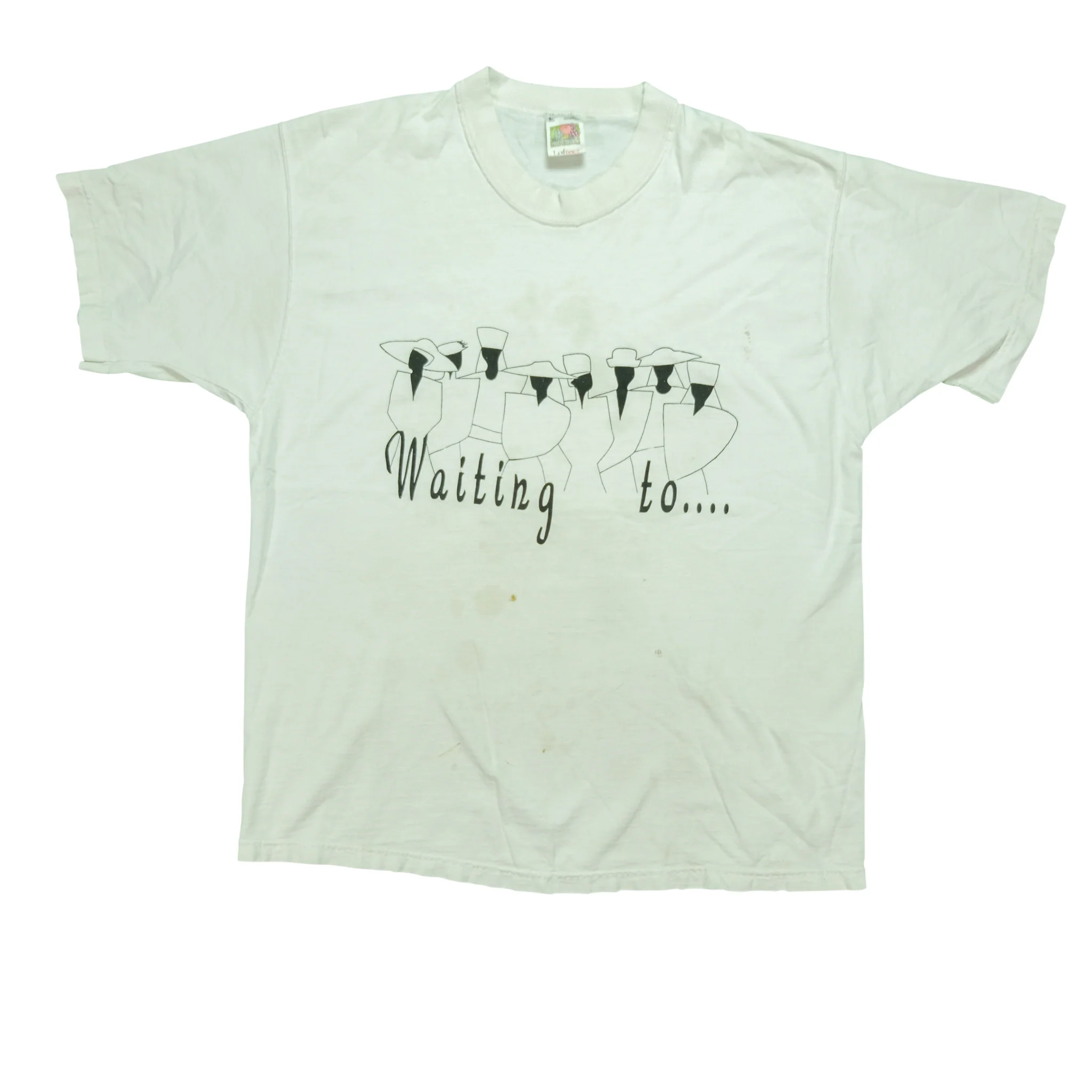 Vintage Waiting to.... Exhale T Shirt 80s White L