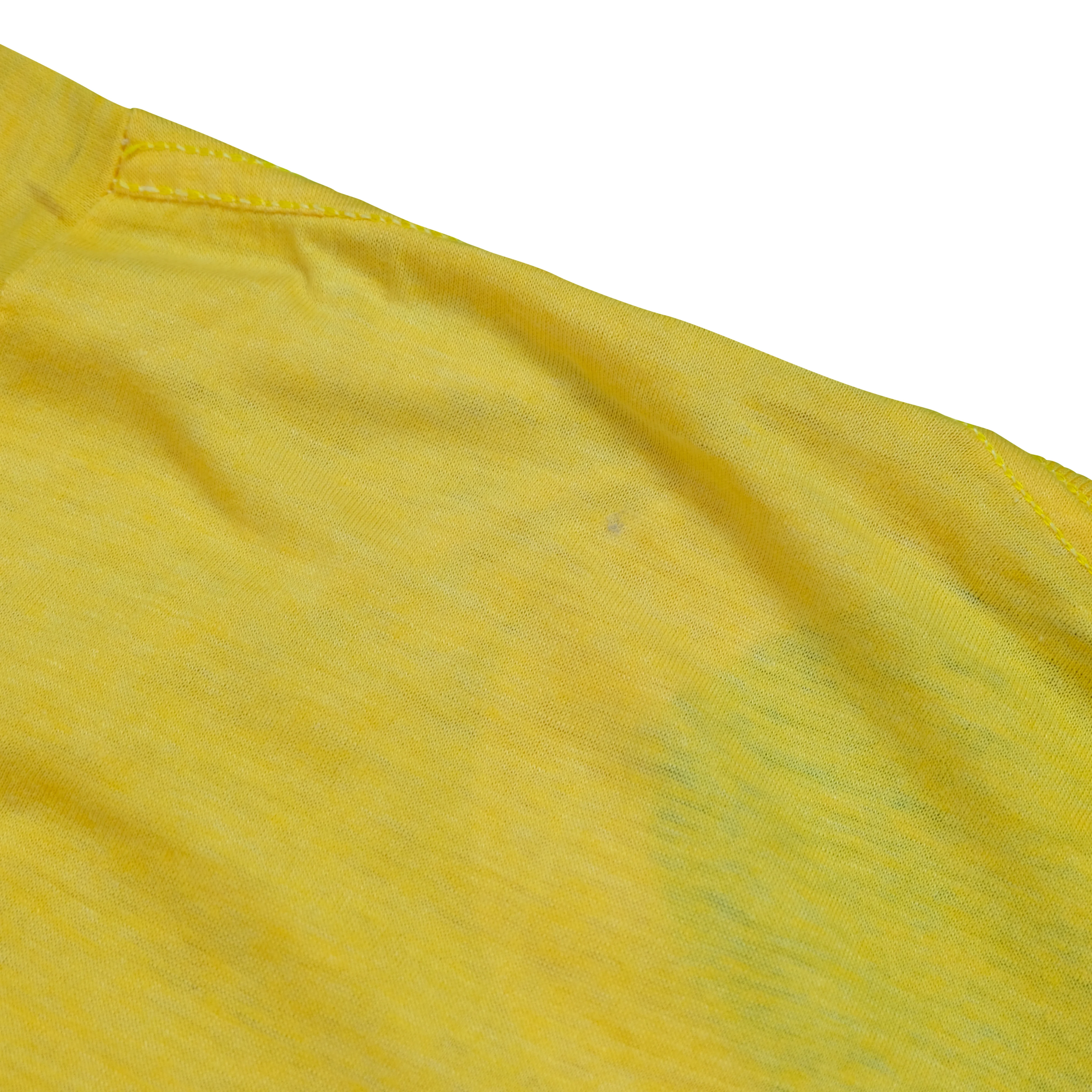 Vintage Who Shot Bobby Knight T Shirt 80s Yellow - Image 10