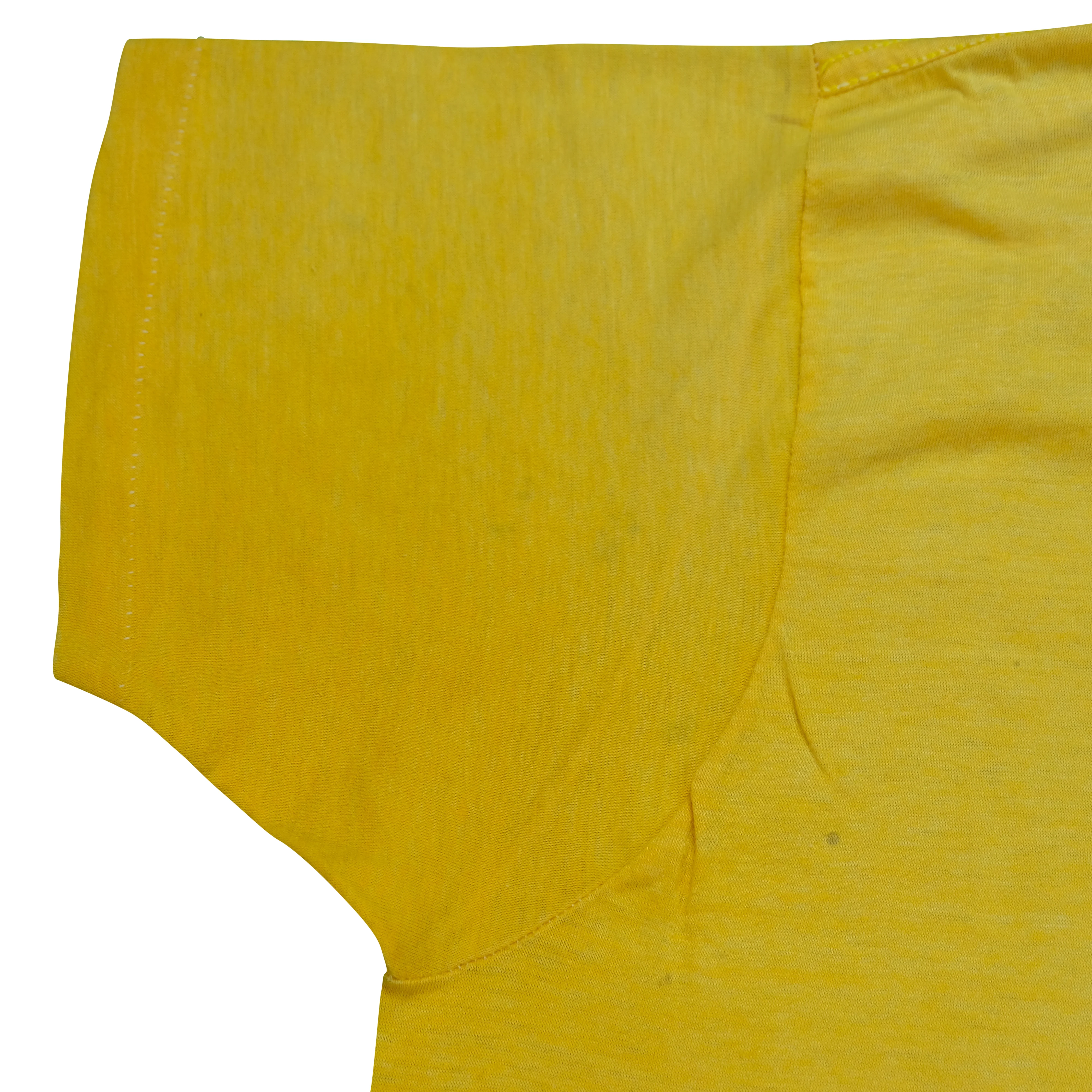 Vintage Who Shot Bobby Knight T Shirt 80s Yellow - Image 7
