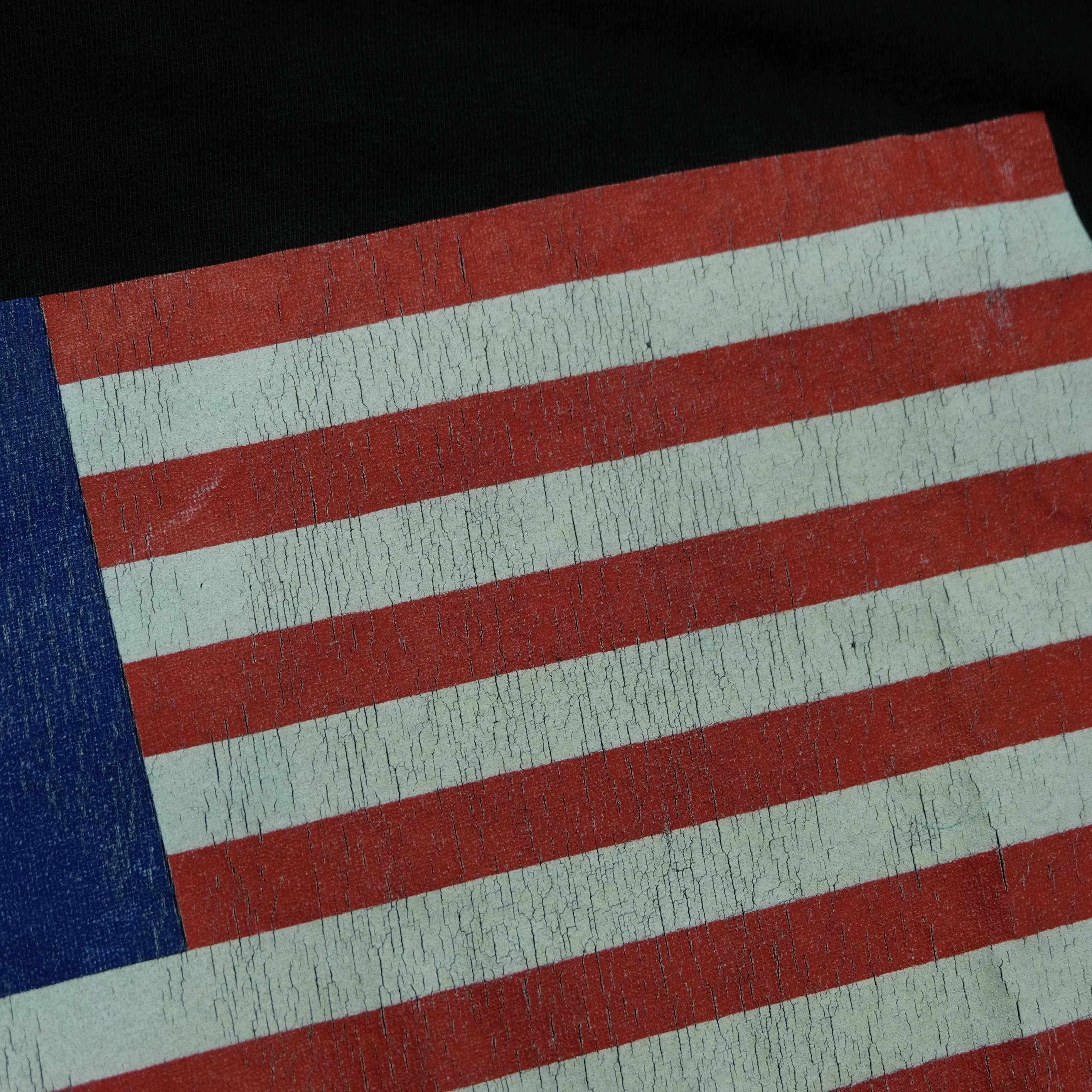 Vintage WINTERLAND Marilyn Manson Remix & Repent Album Tour USA Flag 1997 T Shirt 90s Black - Image 9