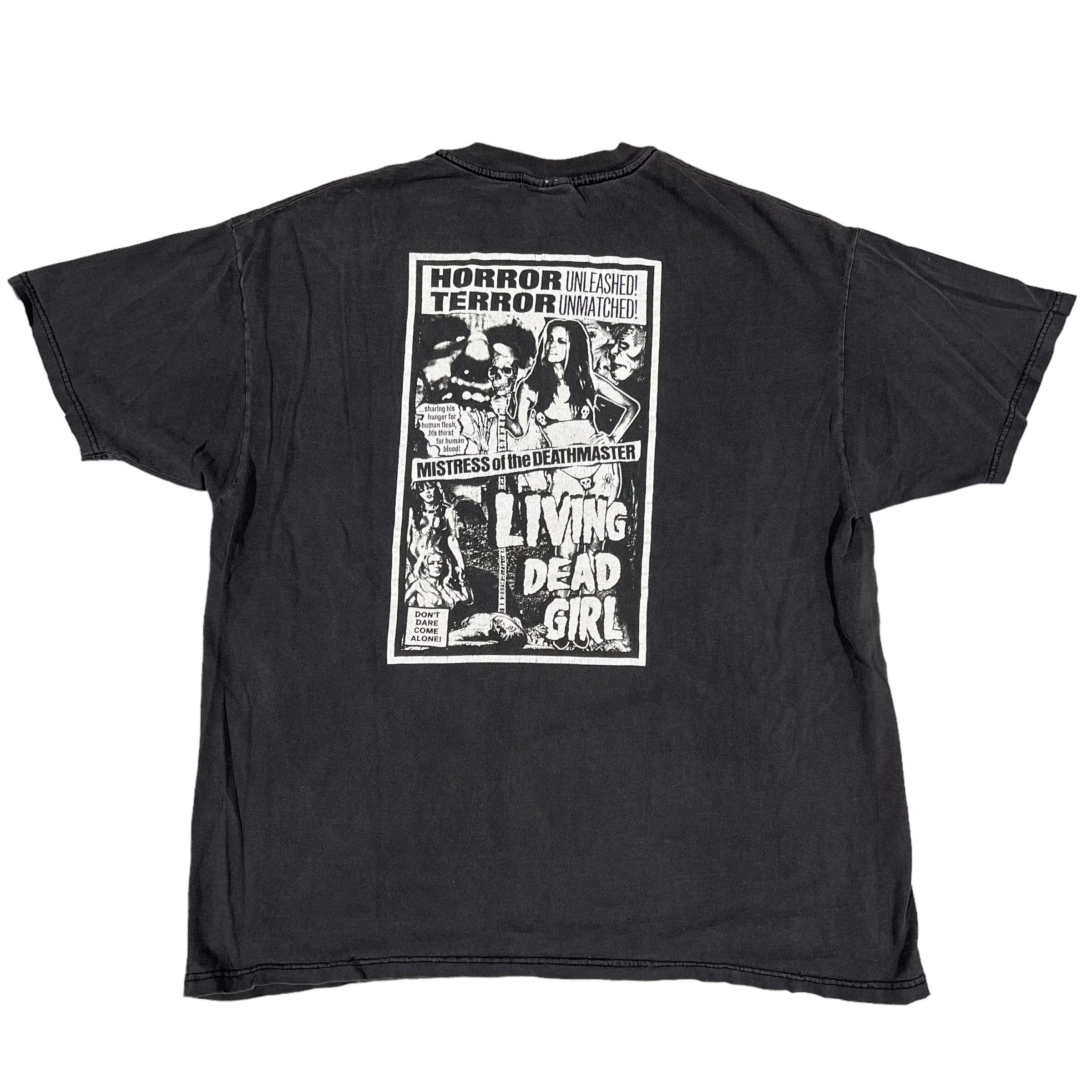 Vintage WINTERLAND Rob Zombie 'Call of The Zombie' Horror Living Dead Girl 1999 Tour T Shirt 90s XL - Image 3