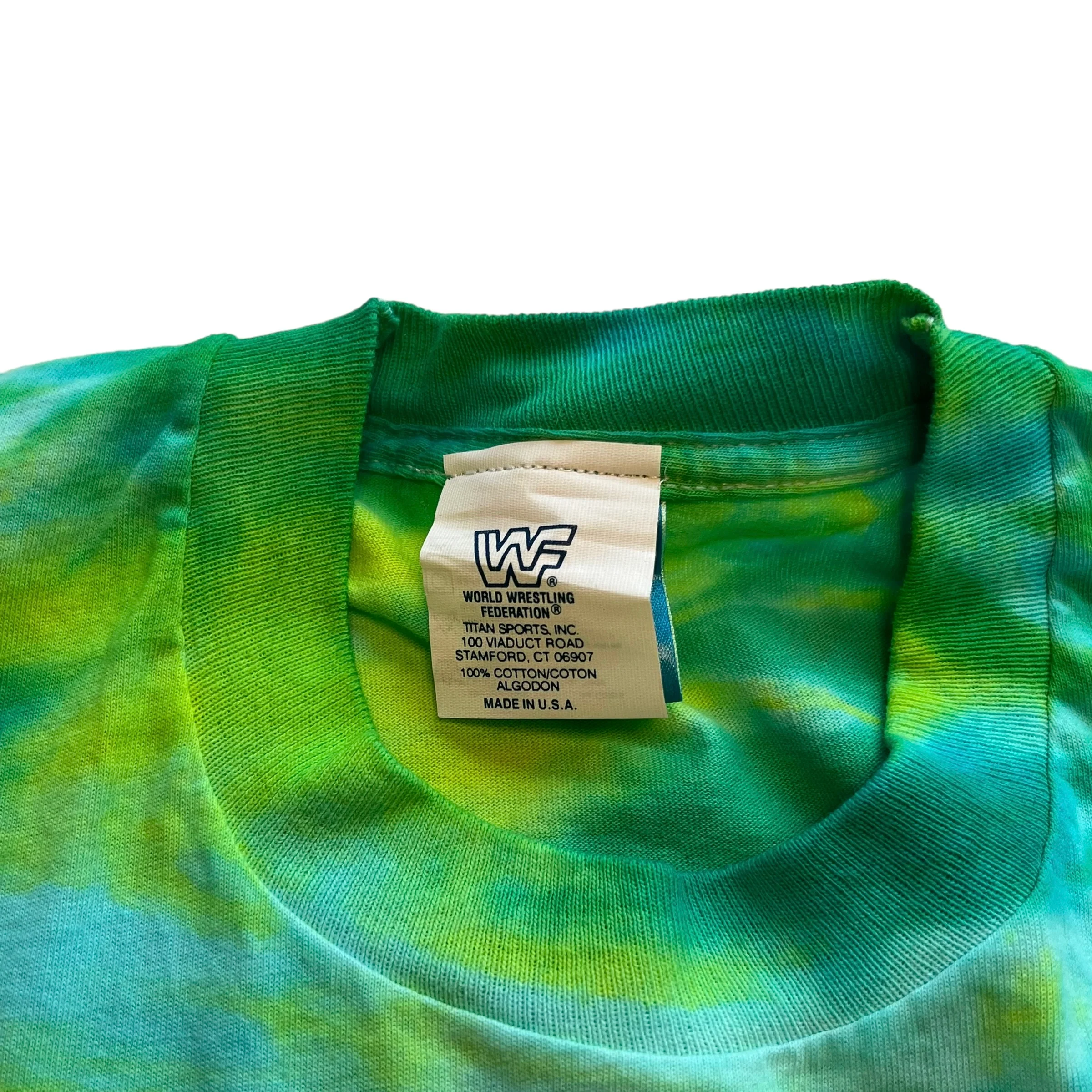 Vintage WWF Macho Man Randy Savage 1994 Tie Dyed T Shirt NWOT XL - Image 3