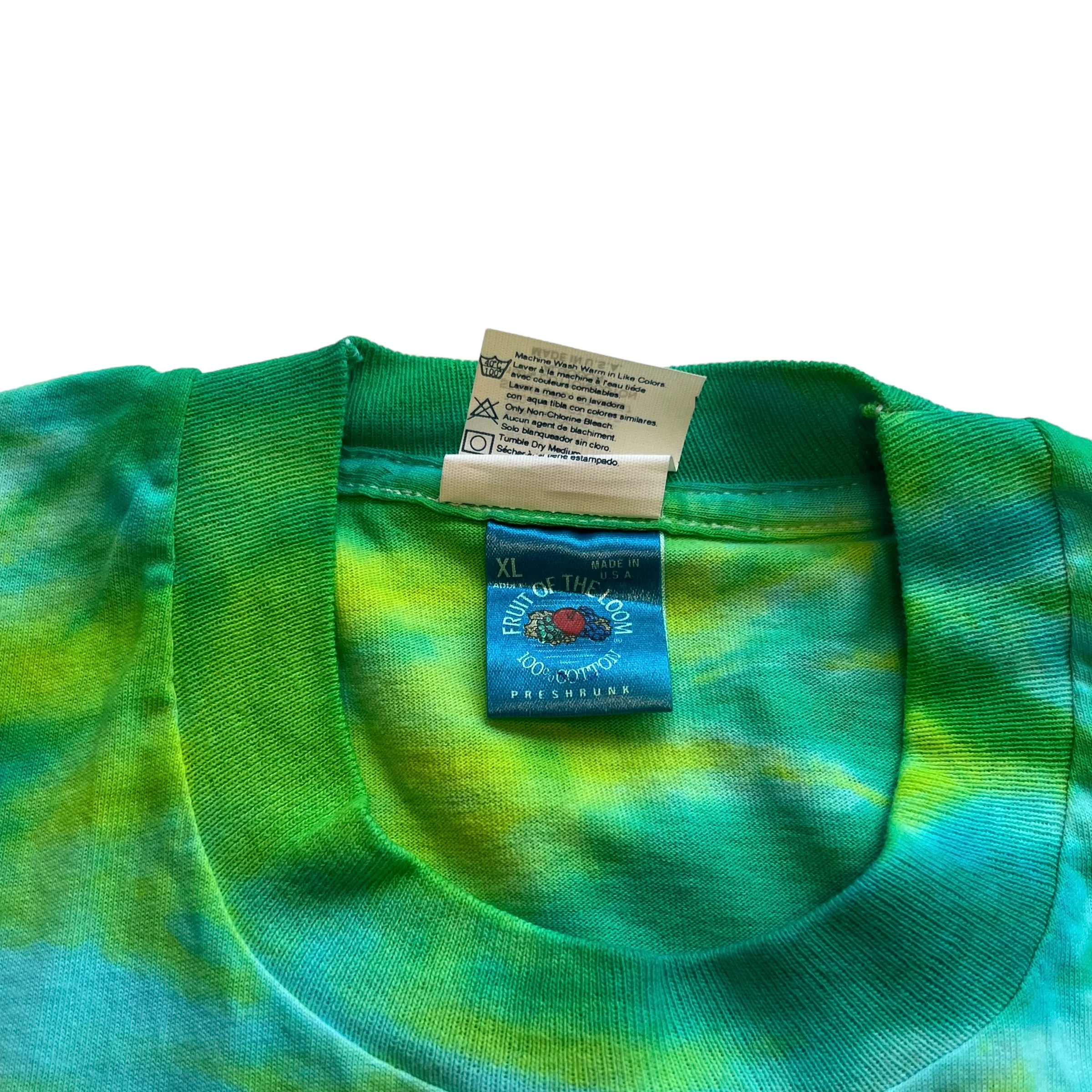Vintage WWF Macho Man Randy Savage 1994 Tie Dyed T Shirt NWOT XL - Image 4